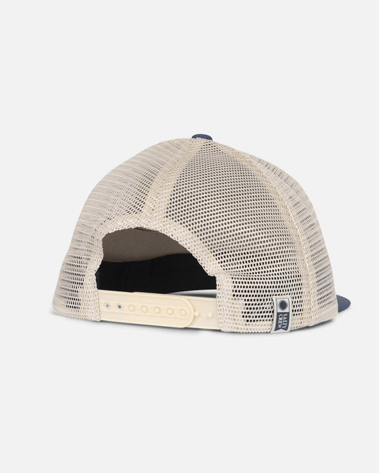 Salty crew HATS Marlin Diamond Trucker Kids - Oyster/Slate in Oyster/Slate