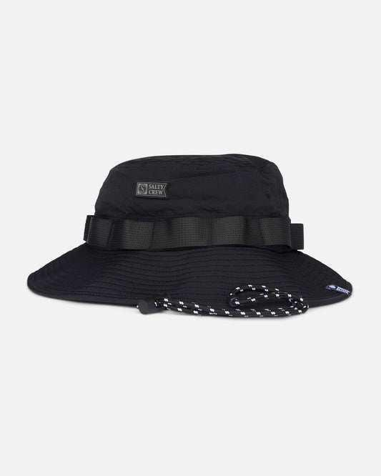 Salty crew HATS Apex Boonie - Black in Black