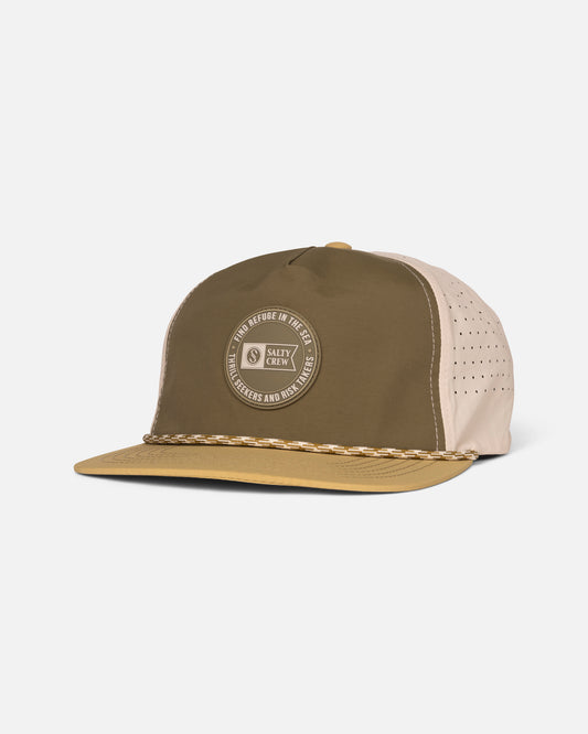 Topshot Snapback - Olive/Gold