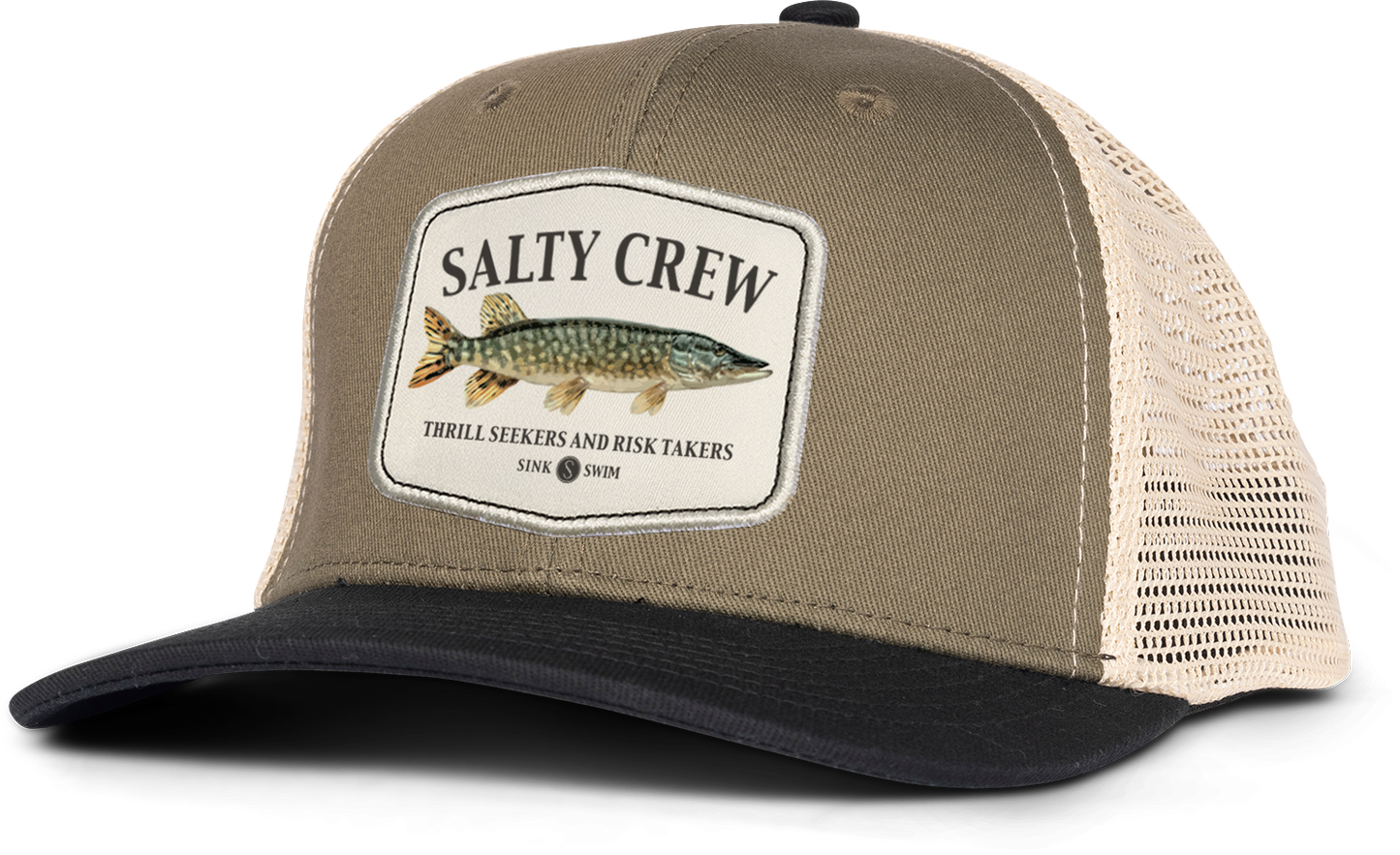 Euro Pike Trucker - Olive / Black