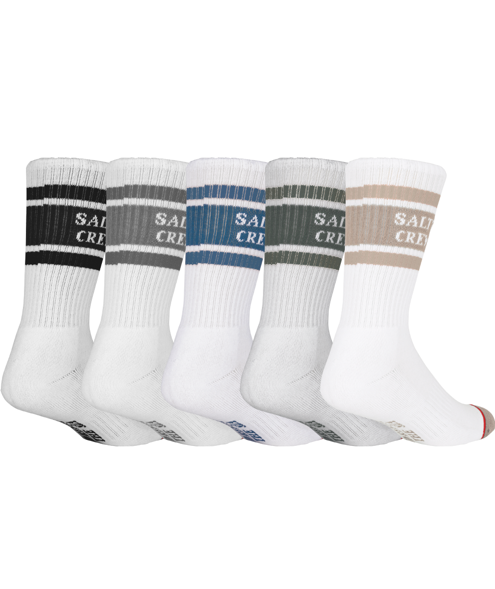 Beacons Sock 5 Pack - White