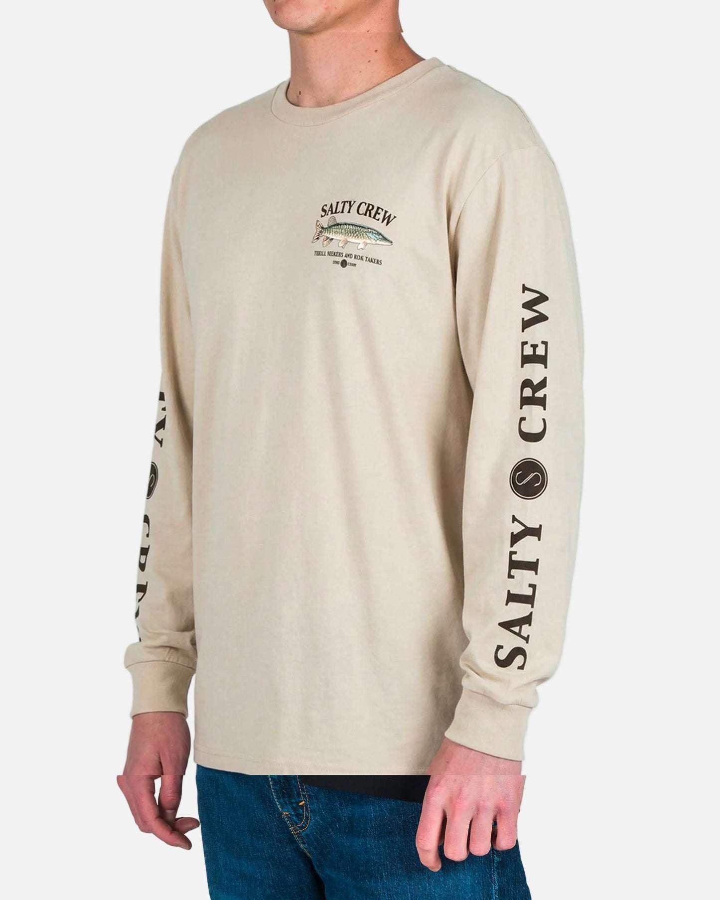 Euro Pike Premium L/S Tee - Moonbeam
