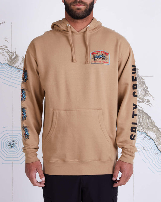 Salty crew Men's Sweatshirts FLY DROP FLEECE in Sandstone