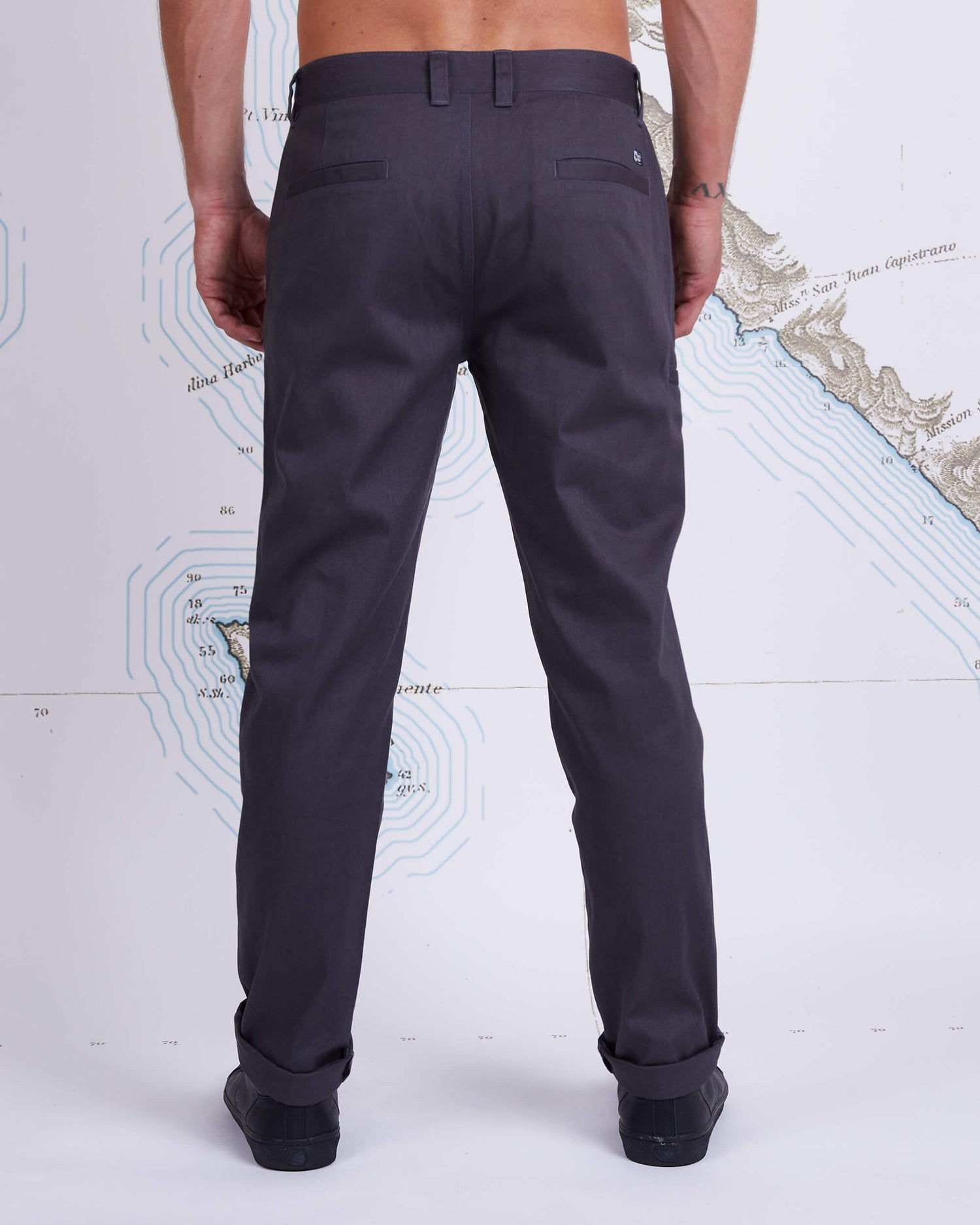 Salty Crew Hommes - Deckhand Charcoal Pant
