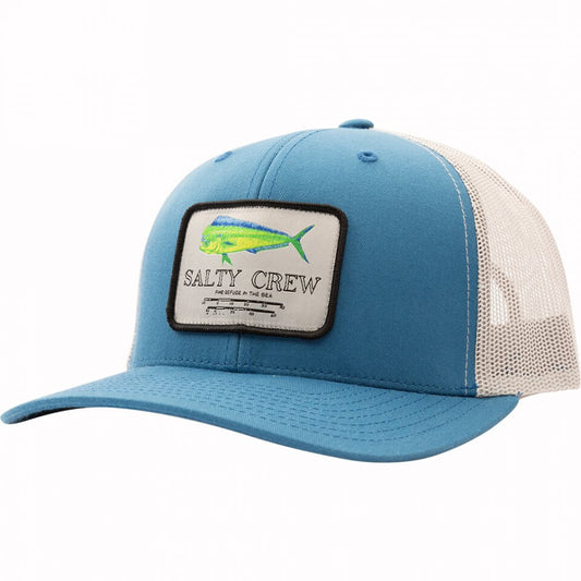 Salty Crew CAPS MAHI Mount RETRO TRUCKER in Slate/Silver