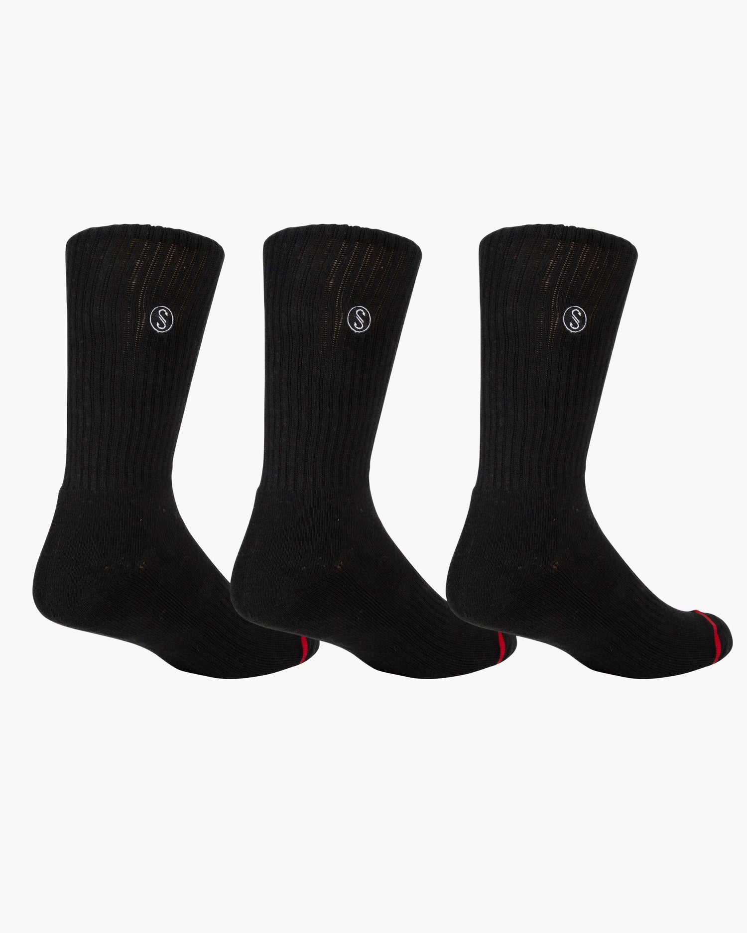 Salty Crew Hommes - Line Up 3 Sock Pack - Black