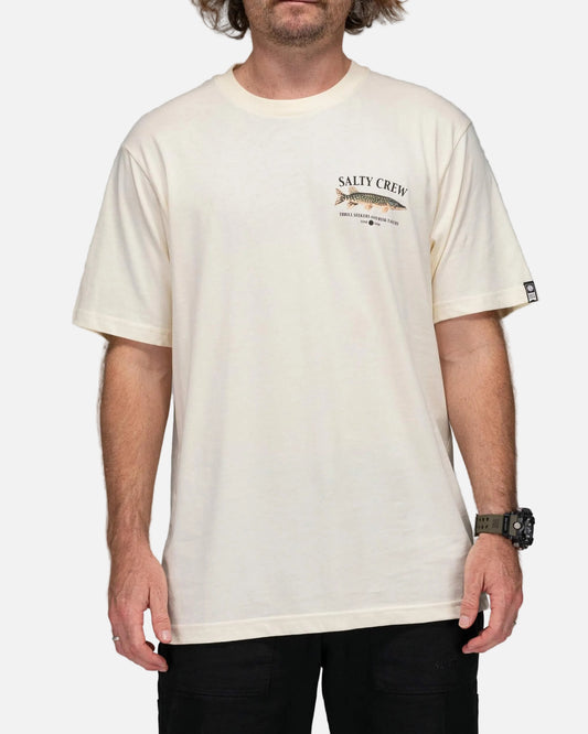 Salty crew T-SHIRTS S/S EURO PIKE PREMIUM S/S TEE - Bone in Bone