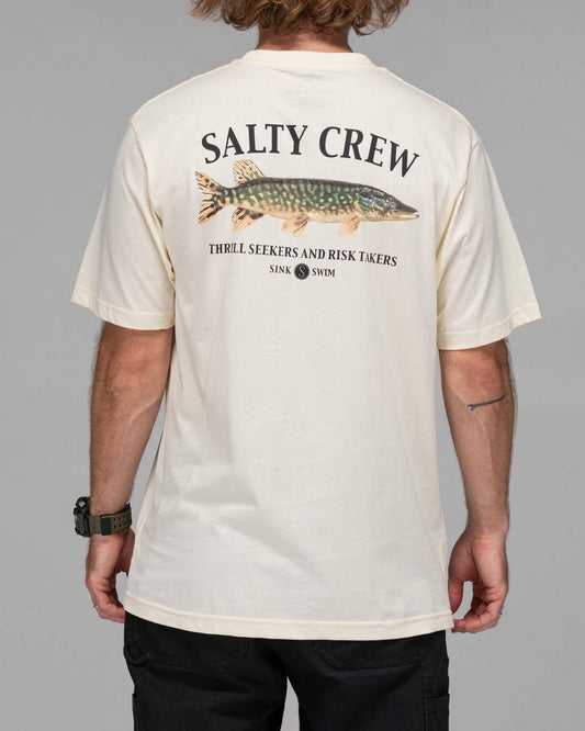 Salty crew T-SHIRT S/S EURO PIKE PREMIUM S/S TEE - Bone in Bone