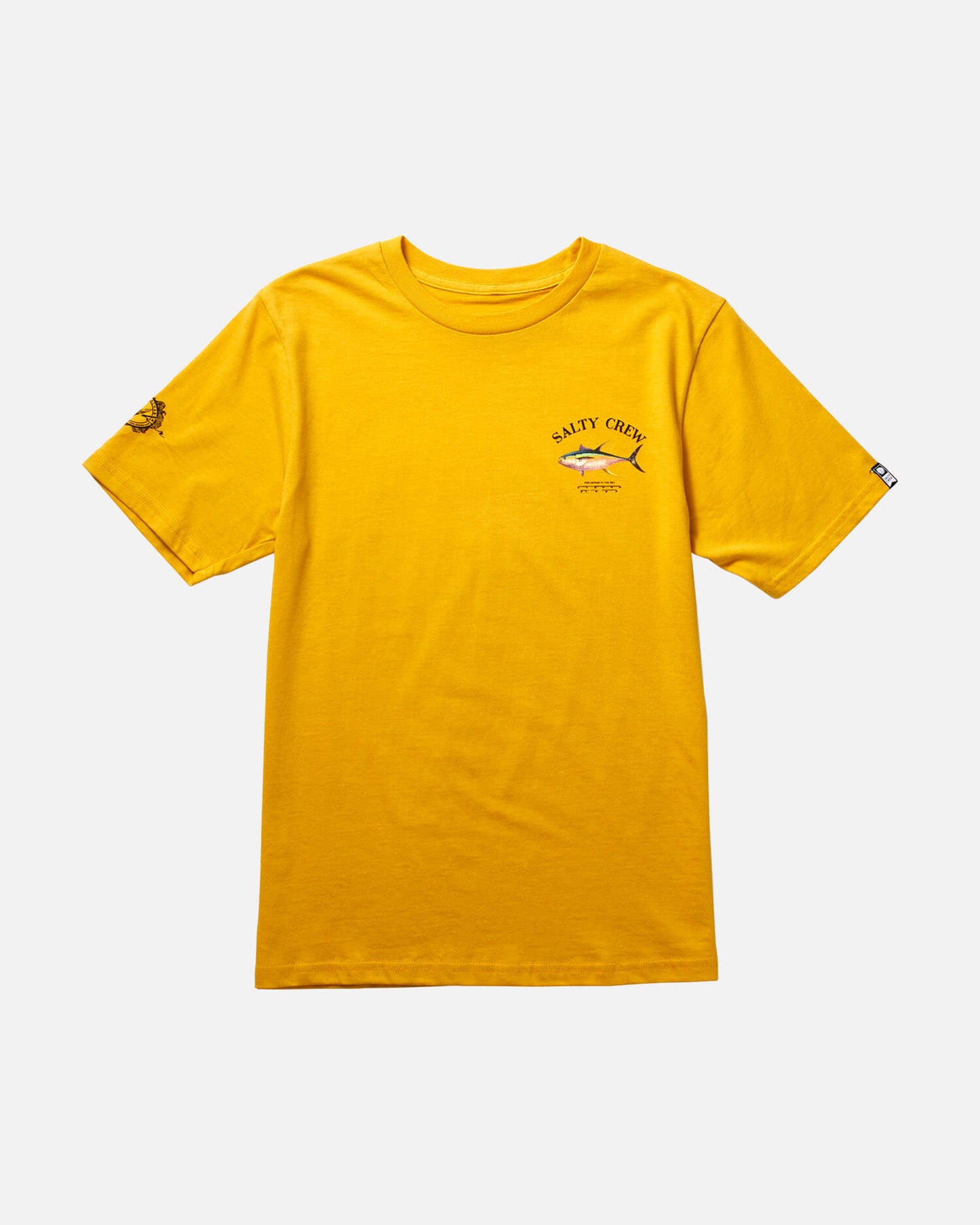 Salty Crew Boys - Ahi Mount Boys  S/S Tee - Mostaza