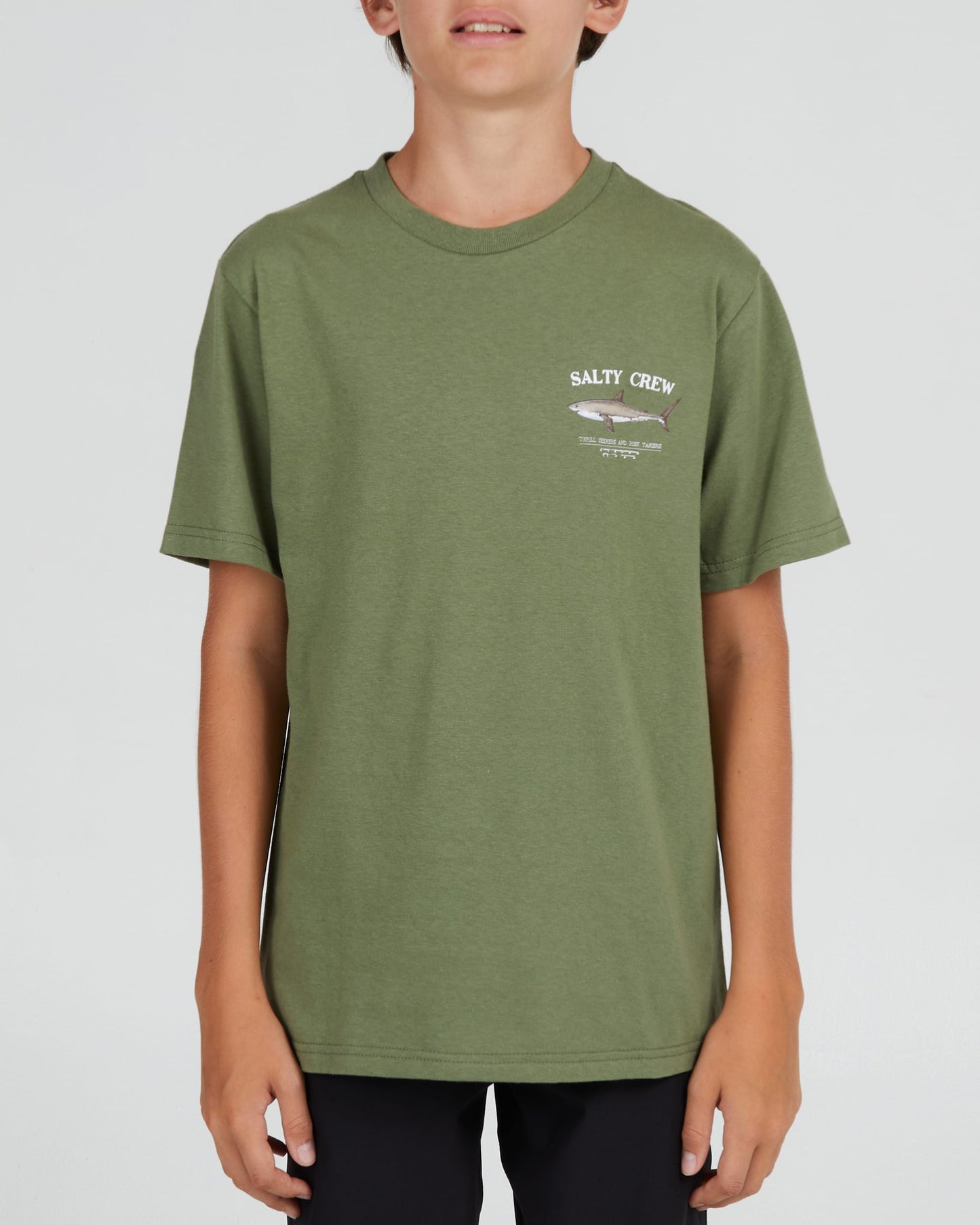Salty crew T-SHIRTS S/S Bruce Boys S/S Tee - Sage green in Sage green