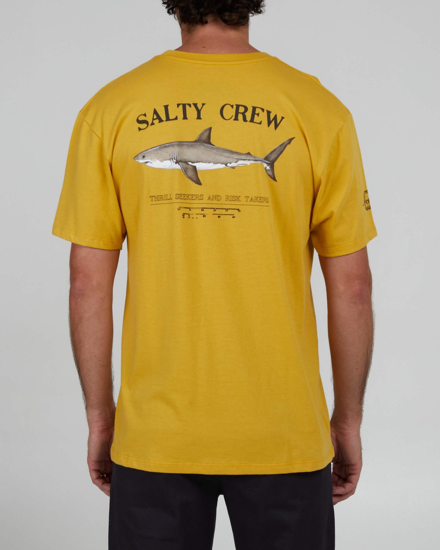 Salty Crew Heren - Bruce Premium S/S Tee - Mosterd