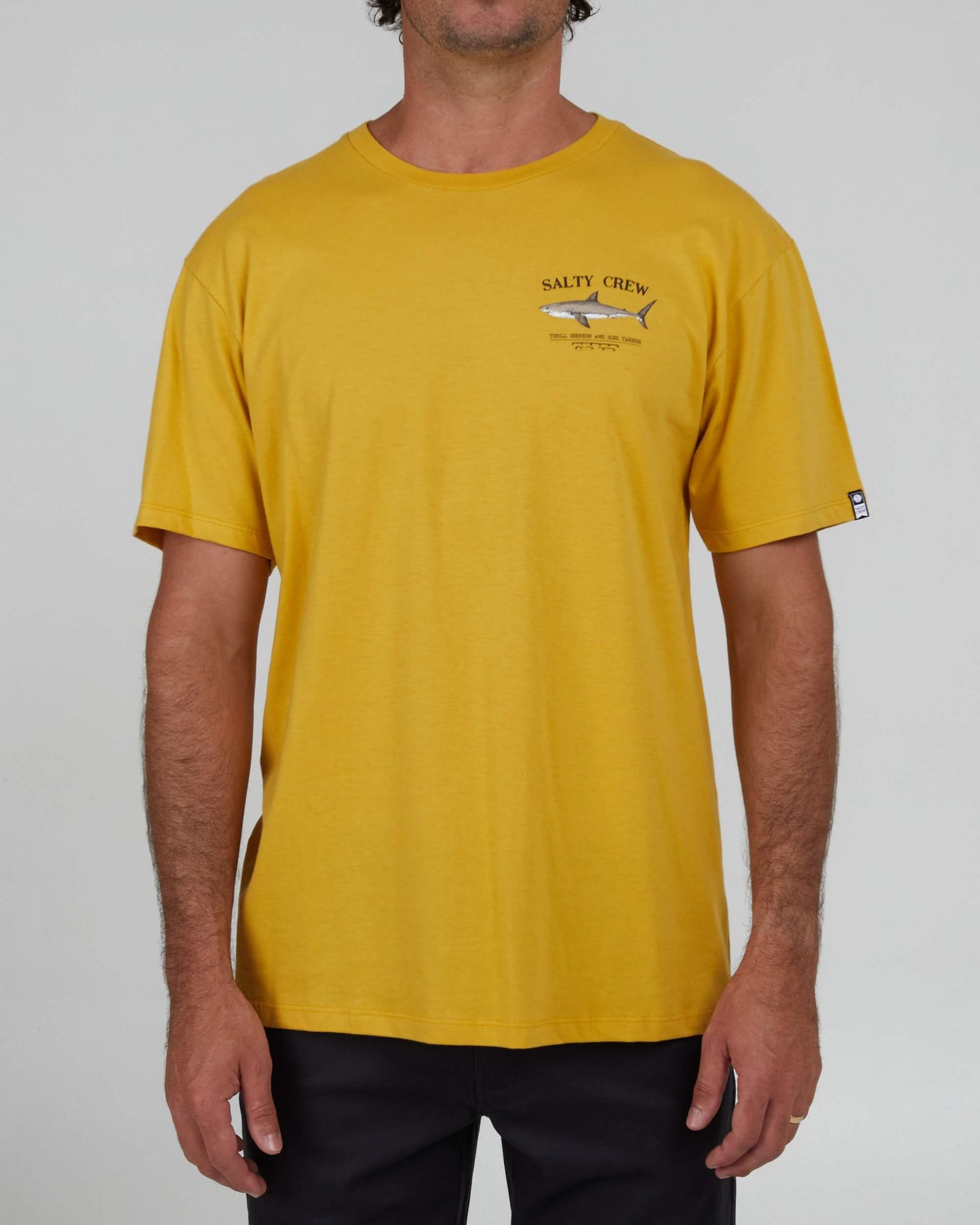 Salty Crew Homem - Bruce Premium S/S Tee - Mostarda