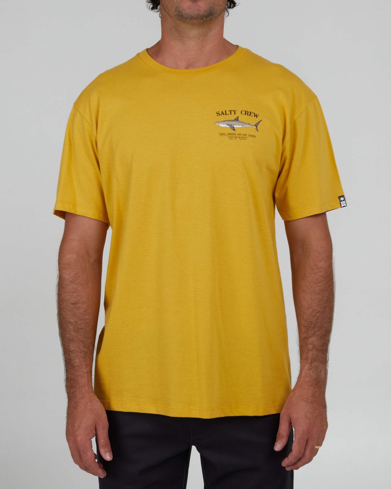 Salty Crew Homem - Bruce Premium S/S Tee - Mostarda