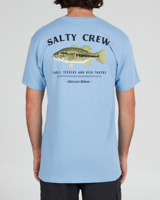Salty crew T-SHIRTS S/S Bigmouth Premium S/S Tee - MARINE BLUE em MARINE BLUE