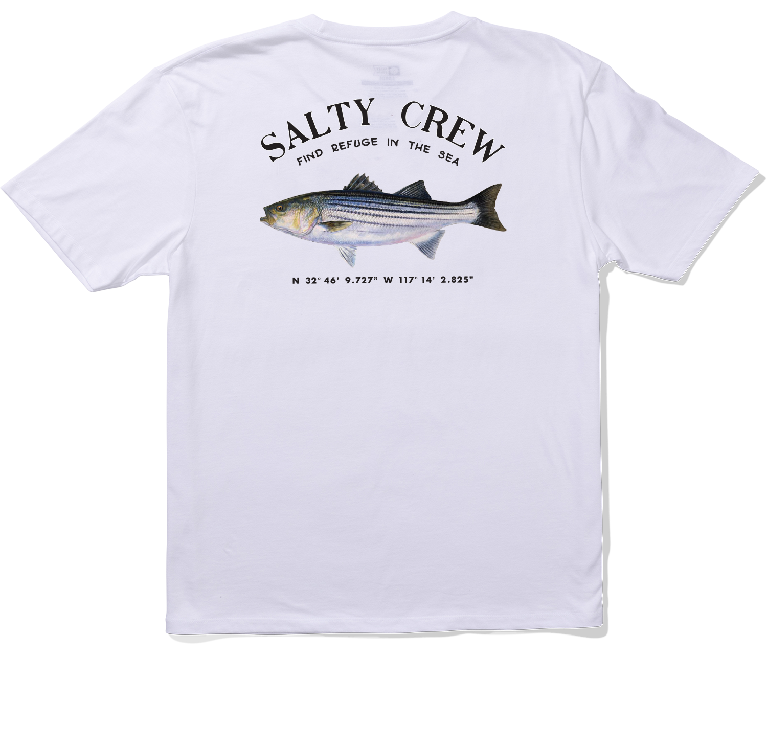 Striper S/S Tee - White