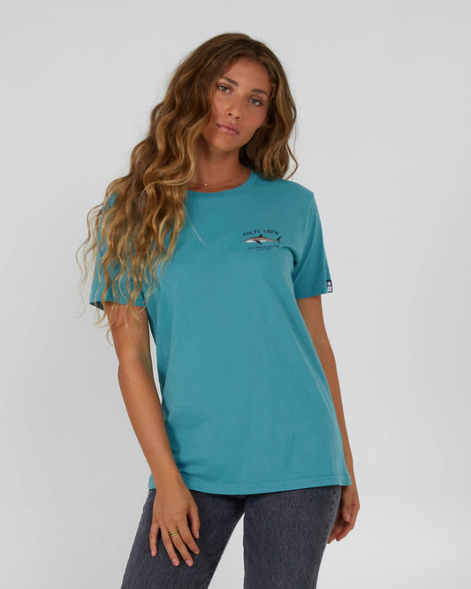 Salty Crew Mujer - Bruce Boyfriend Tee - Verde mar