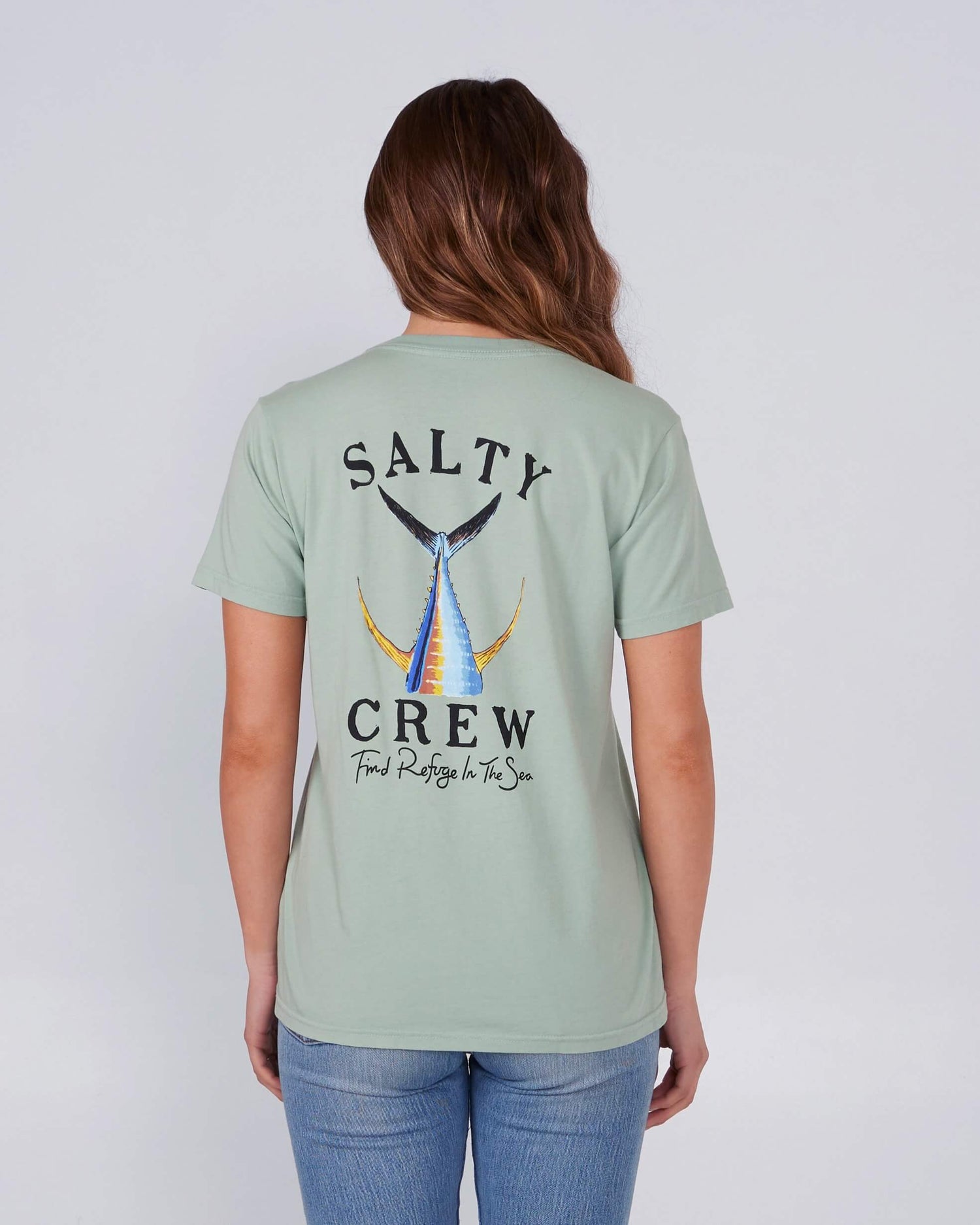 Salty Crew Mulher - Tailed Boyfriend Tee - Jade