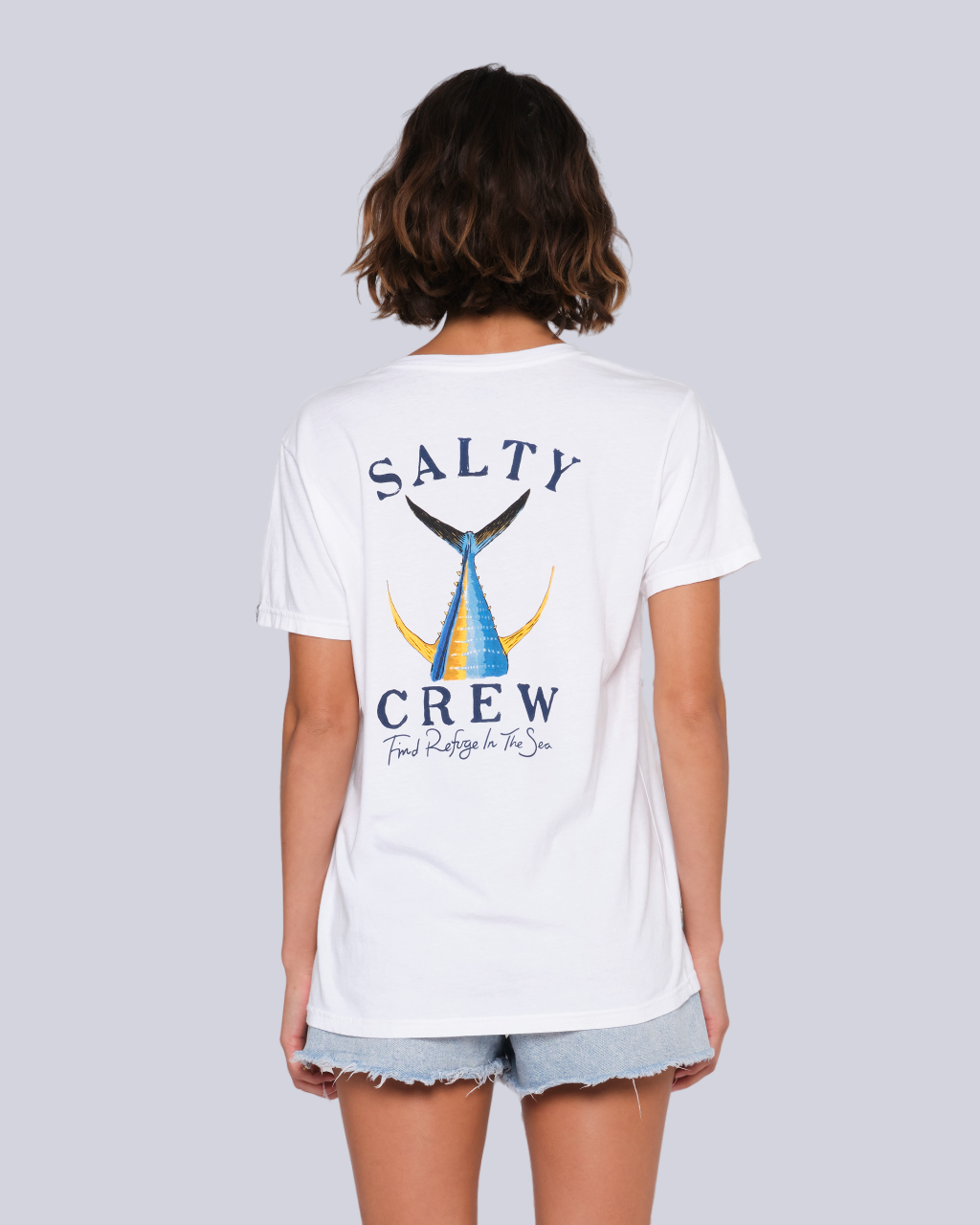 Tailed Boyfriend S/S Tee - White