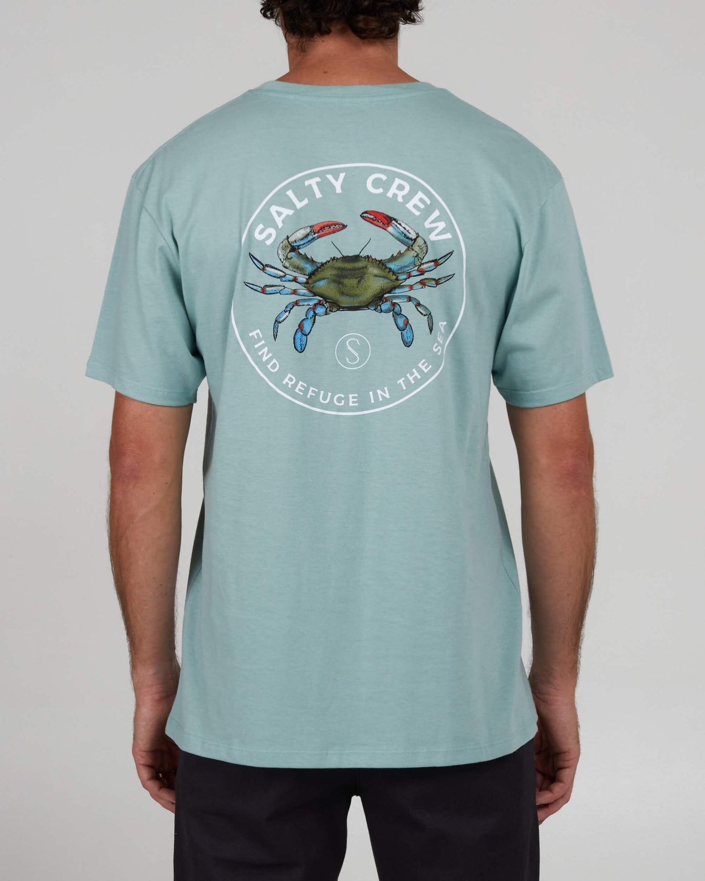 Salty Crew Hombres - Blue Crabber Premium S/S Tee - Caballa