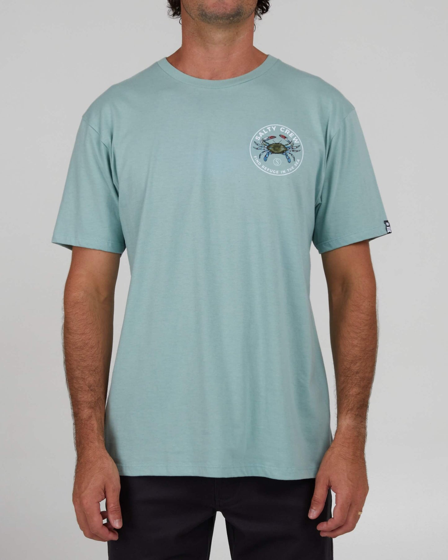 Salty Crew Hombres - Blue Crabber Premium S/S Tee - Caballa