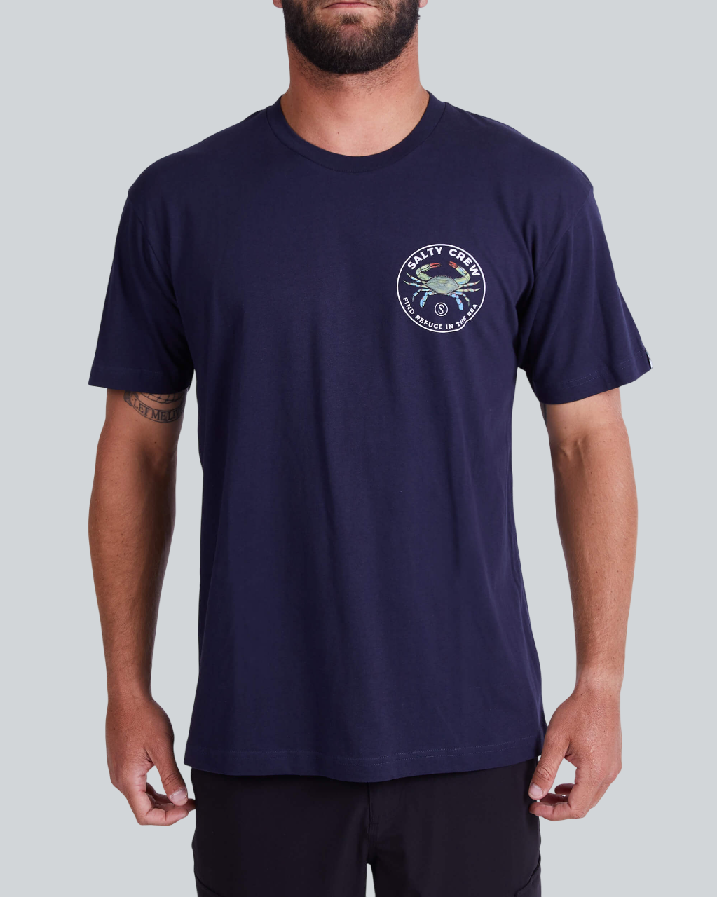 Blue Crabber Navy Premium S/S Tee