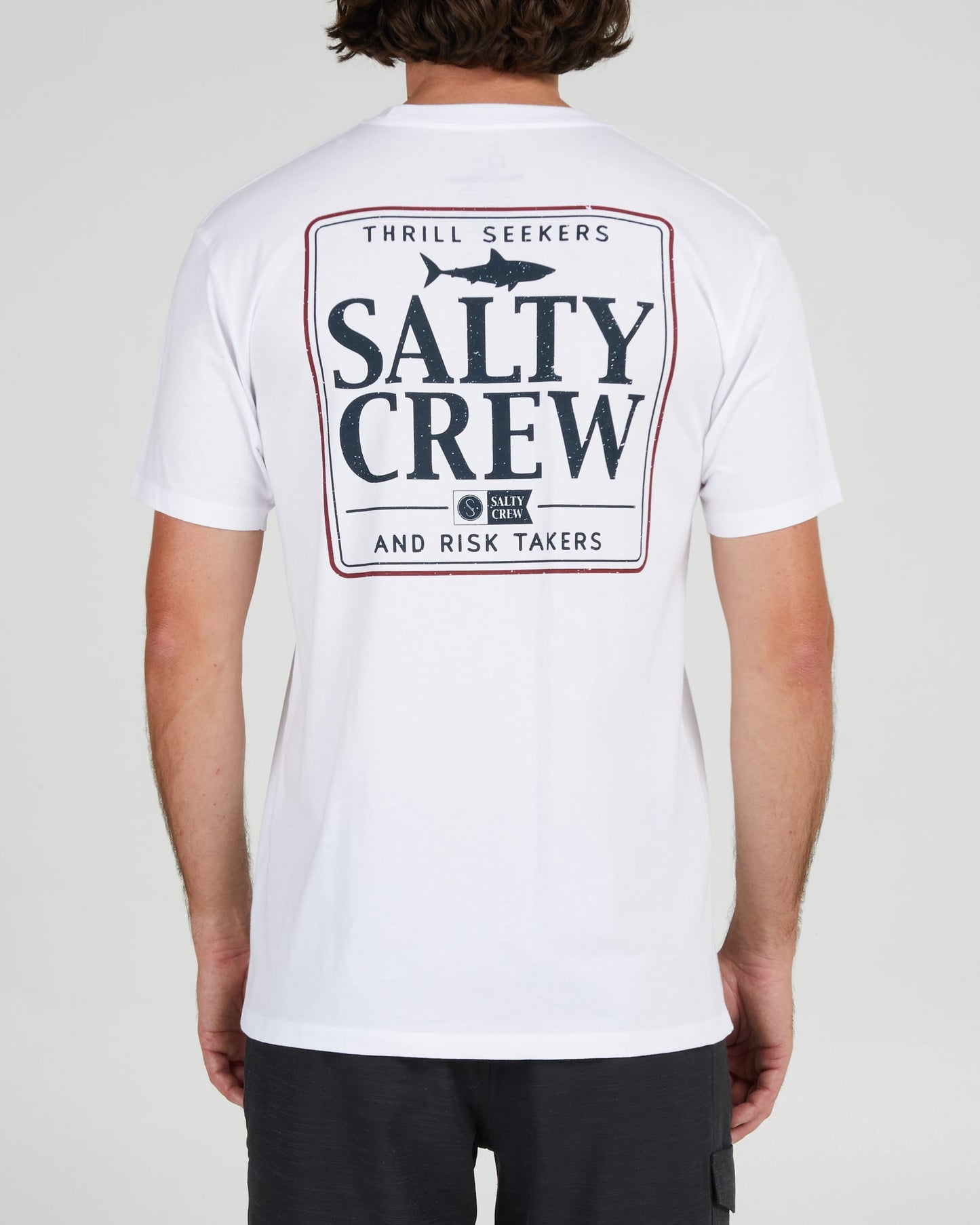 Salty crew T-SHIRTS S/S COASTER PREMIUM S/S TEE - White in White