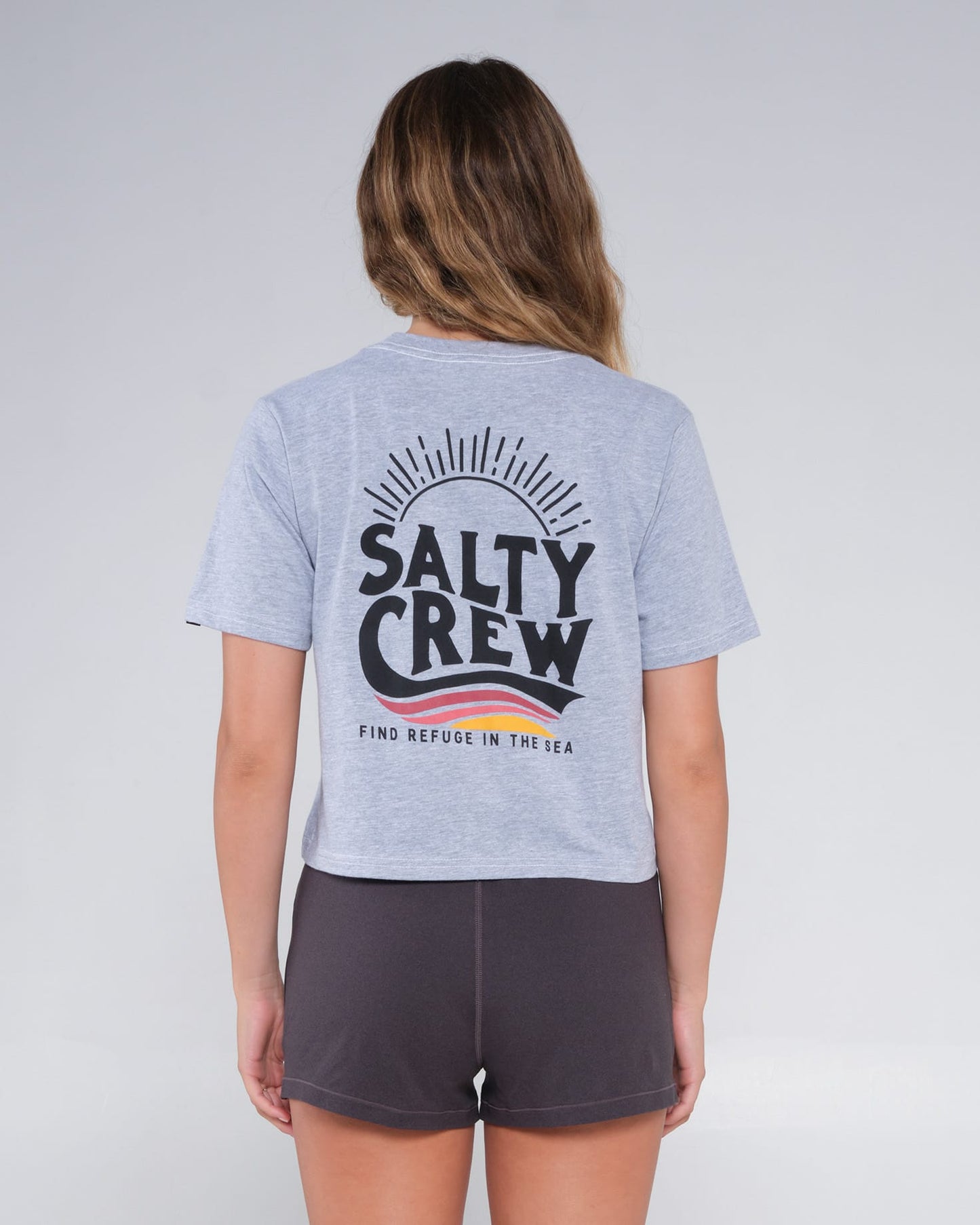 BAJA DAYS CROP TEE - Desert Sun