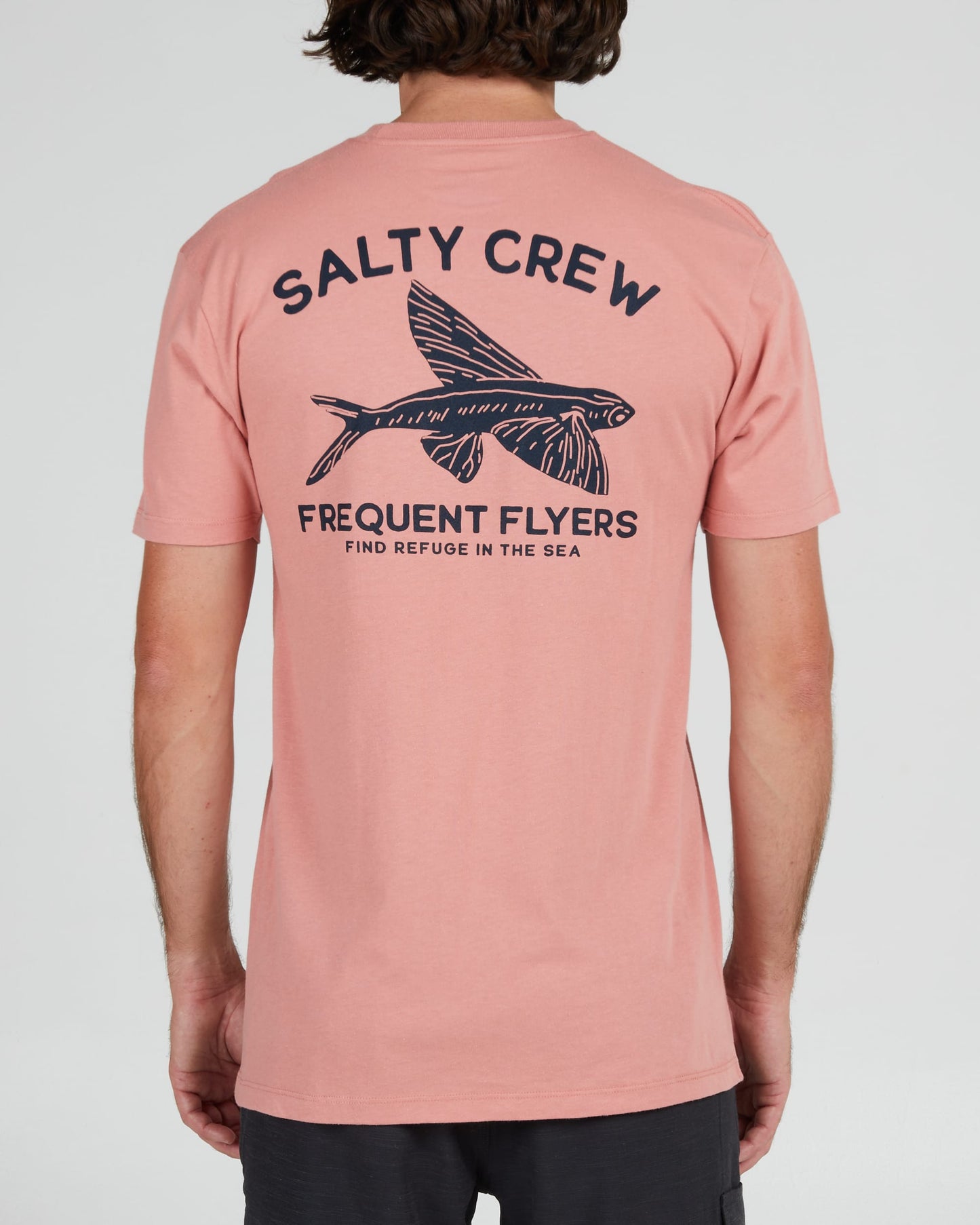 Salty crew T-SHIRTS S/S VIELFLIEGER PREMIUM S/S TEE - Coral in Coral