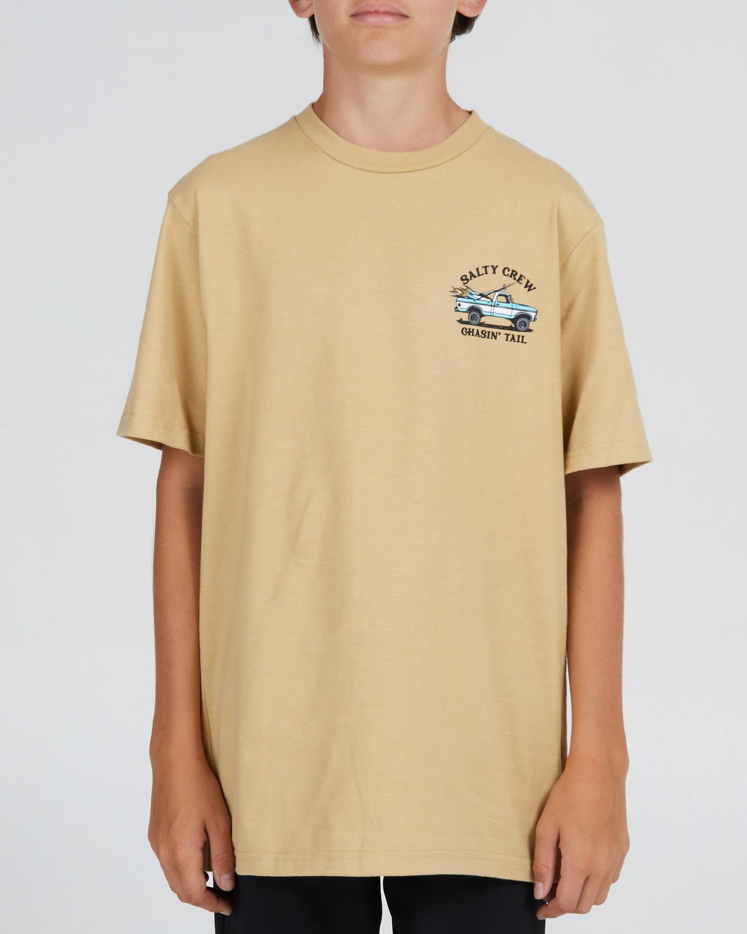 Salty crew T-SHIRTS S/S OFF ROAD BOYS S/S TEE - Camel in Camel