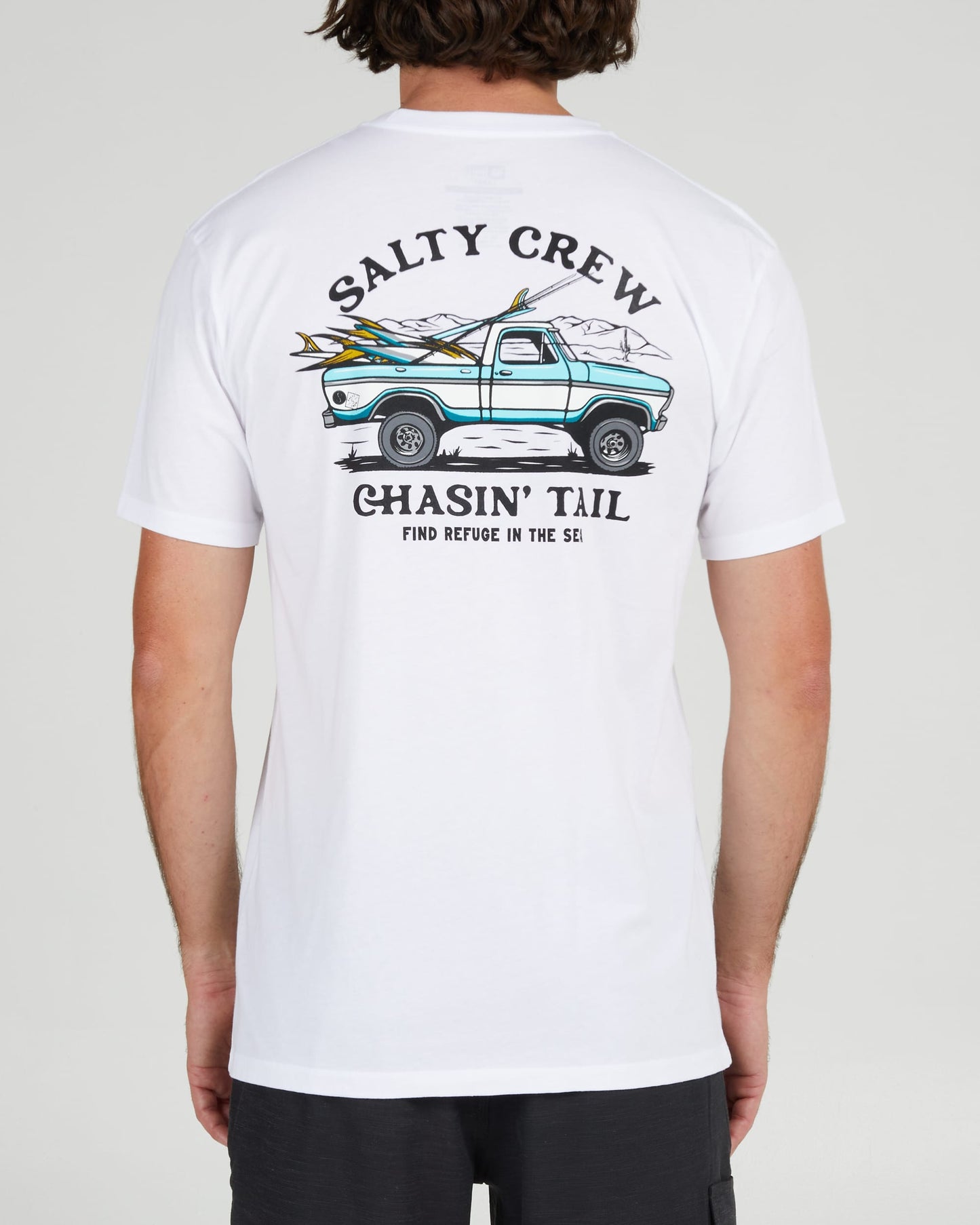 Salty crew T-SHIRTS S/S OFF ROAD PREMIUM S/S TEE - White in White