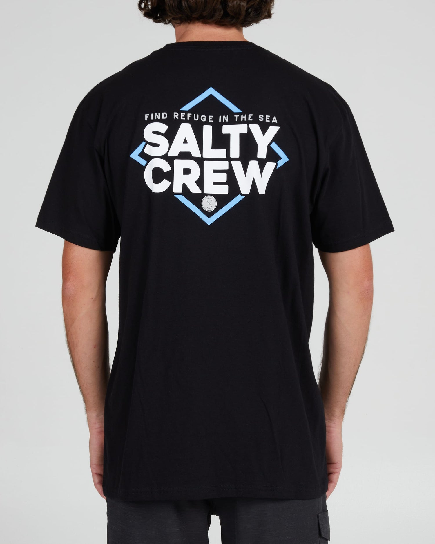 Salty crew T-SHIRTS S/S NO SLACK STANDARD S/S TEE - Black in Black