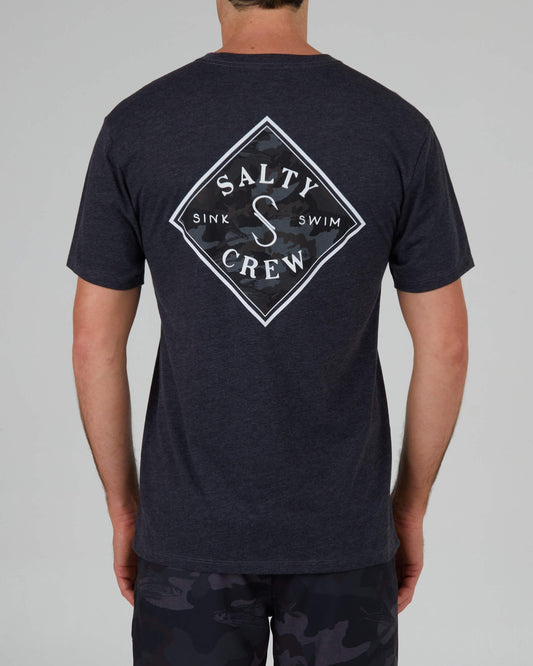Salty Crew Men - Tippet Camo Fill Prem S/S Tee - Charcoal Heather