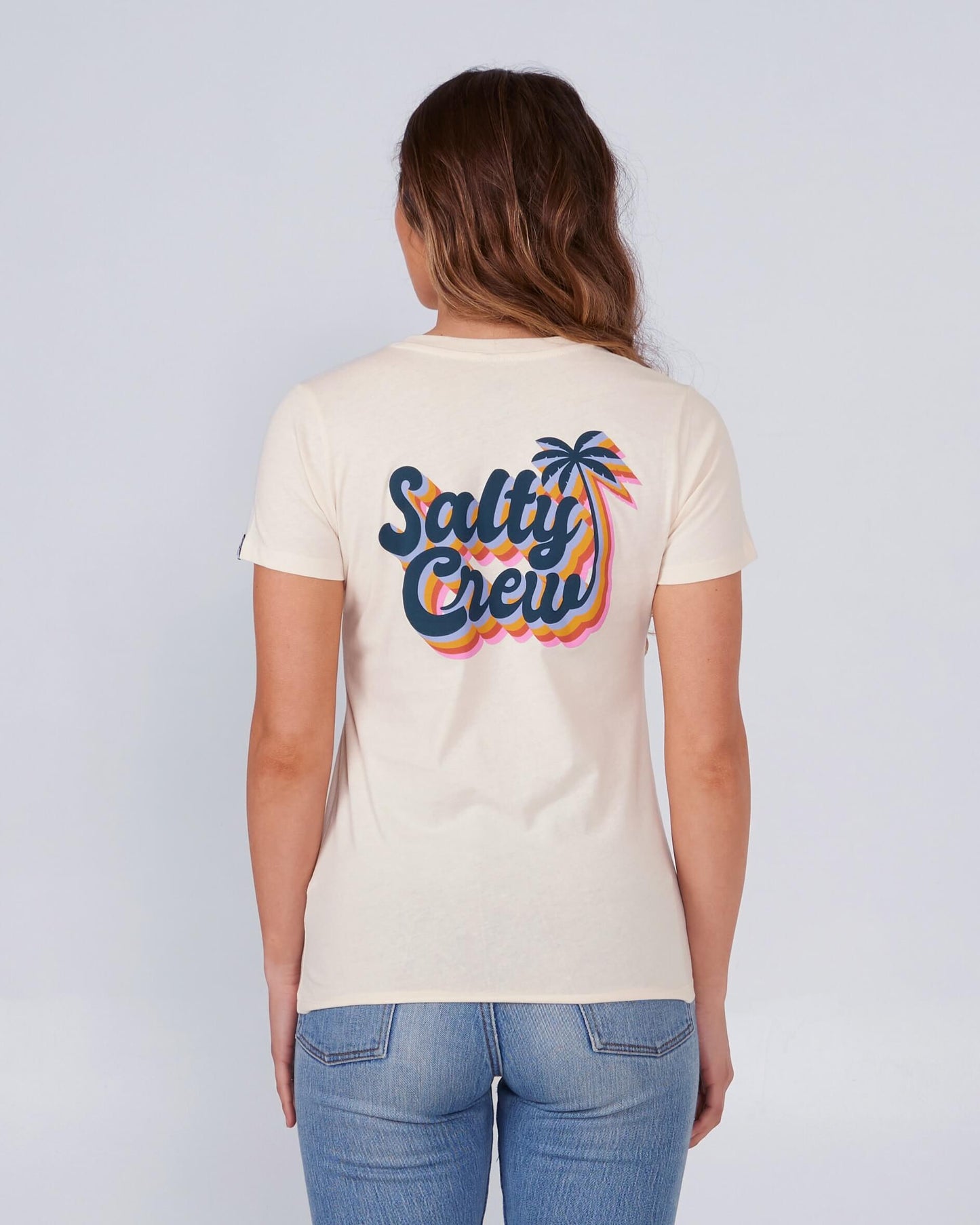 Salty Crew Dames - Salty Seventies Classic Tee - Bone