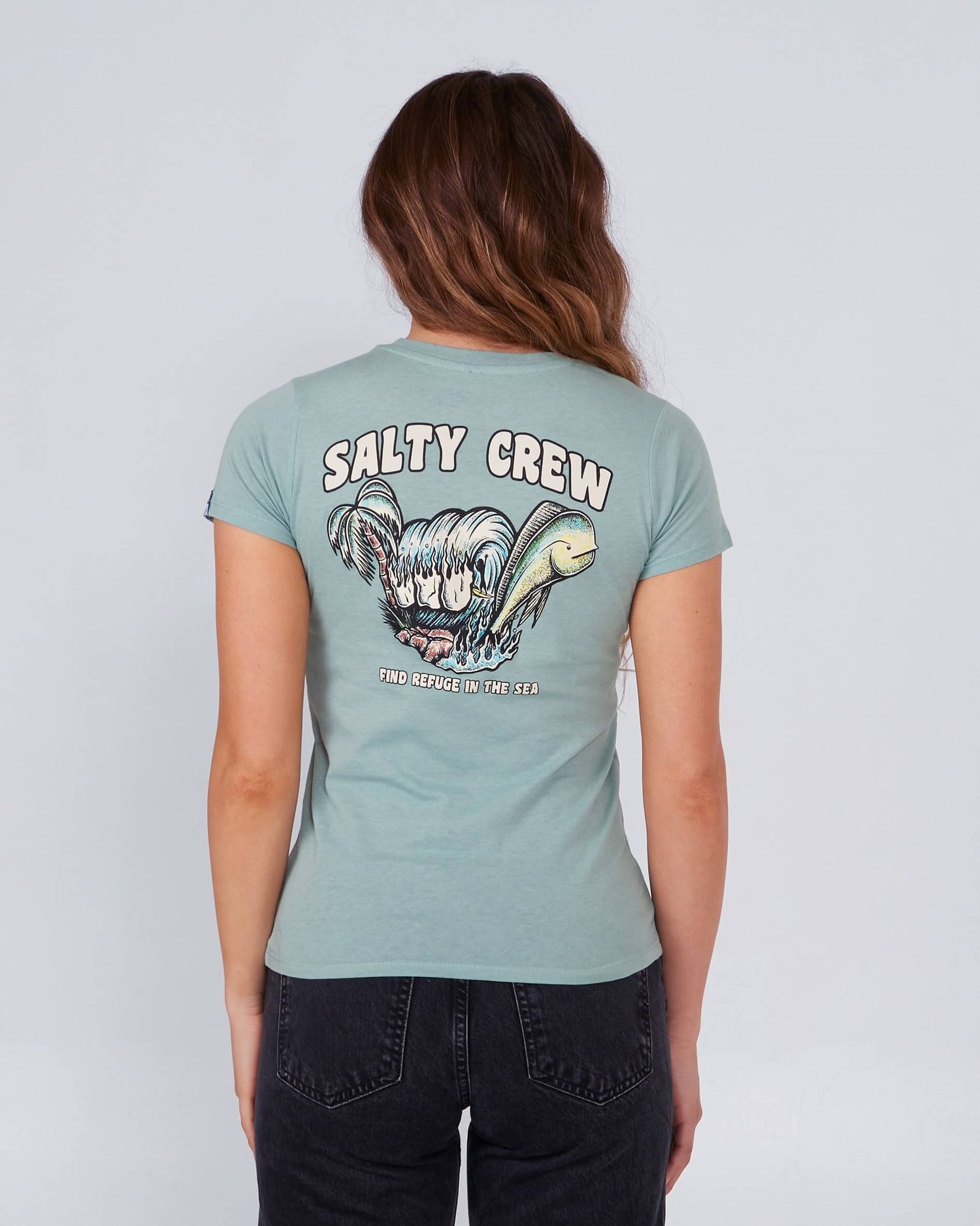 Salty Crew Dames - Shaka Classic Tee - Jade