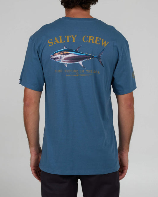 Salty Crew Hombres - Big Blue Premium S/S Tee - Pizarra