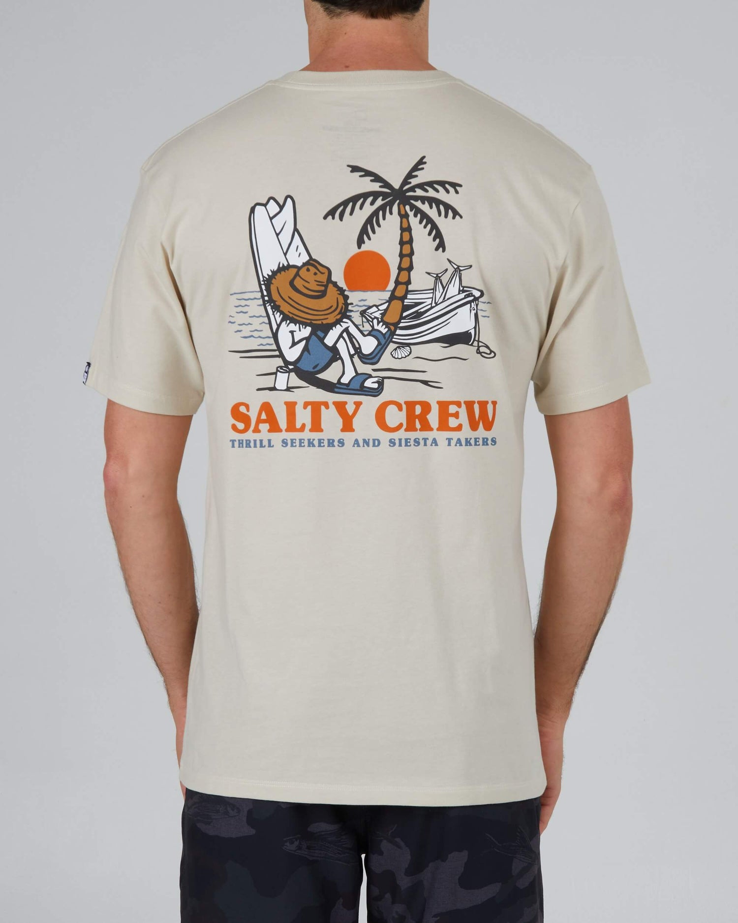 Salty crew T-SHIRTS S/S Siesta Premium S/S Tee - Bone in Bone