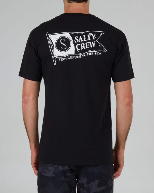 Salty Crew Hombres - Pennant Premium S/S Tee - Black