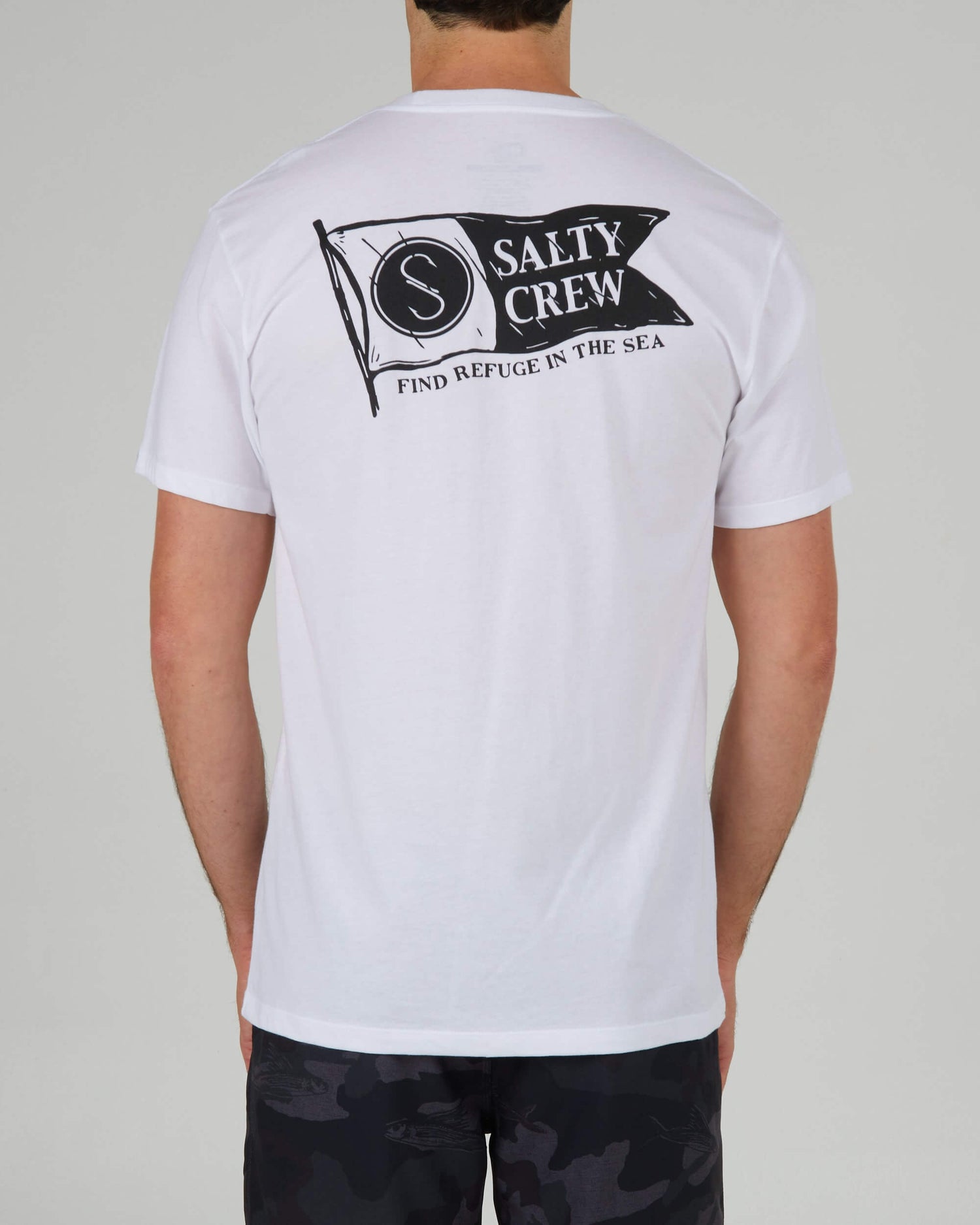 Salty crew T-SHIRTS S/S Pennant Premium S/S Tee - White in White