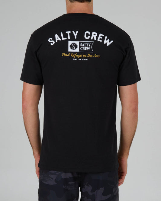 Salty Crew Heren - Surf Club Premium S/S Tee - Black