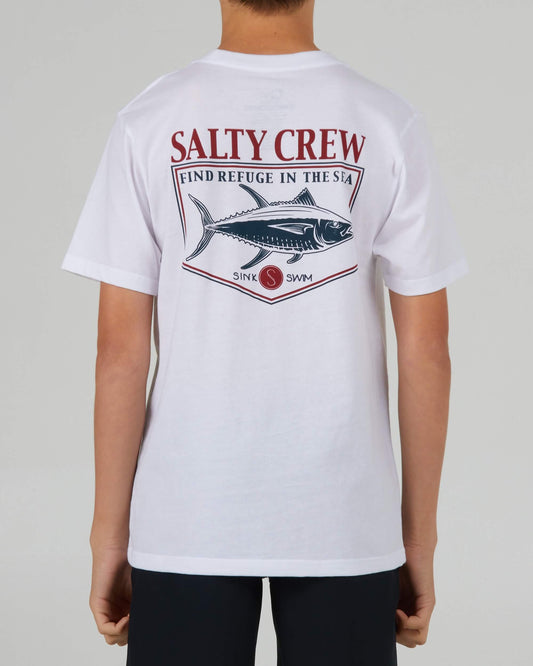 Salty Crew Boys - Hengelaar Boys S/S Tee - White