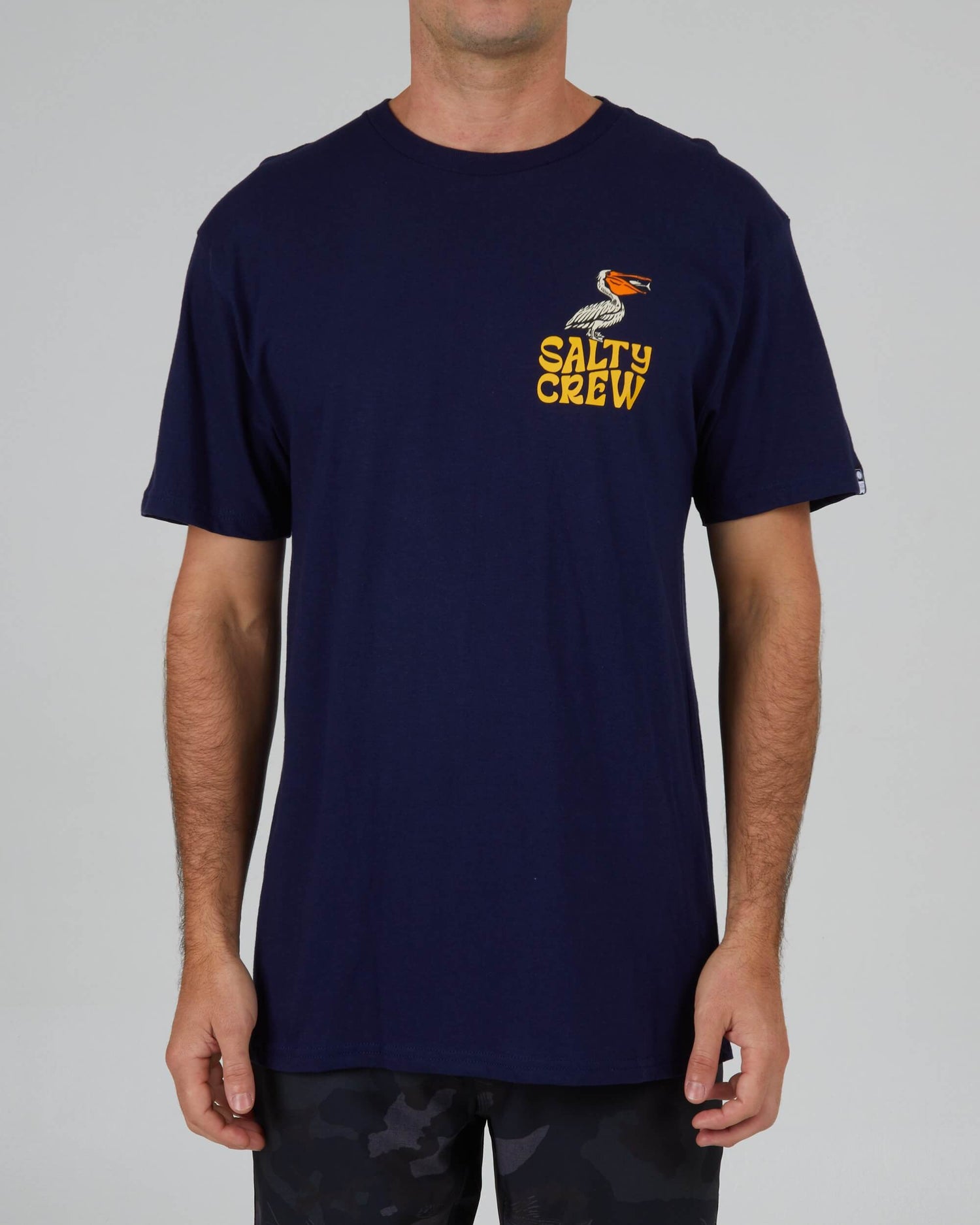 Salty Crew Navy Blue Long Sleeve Shirt Size Men's Medium