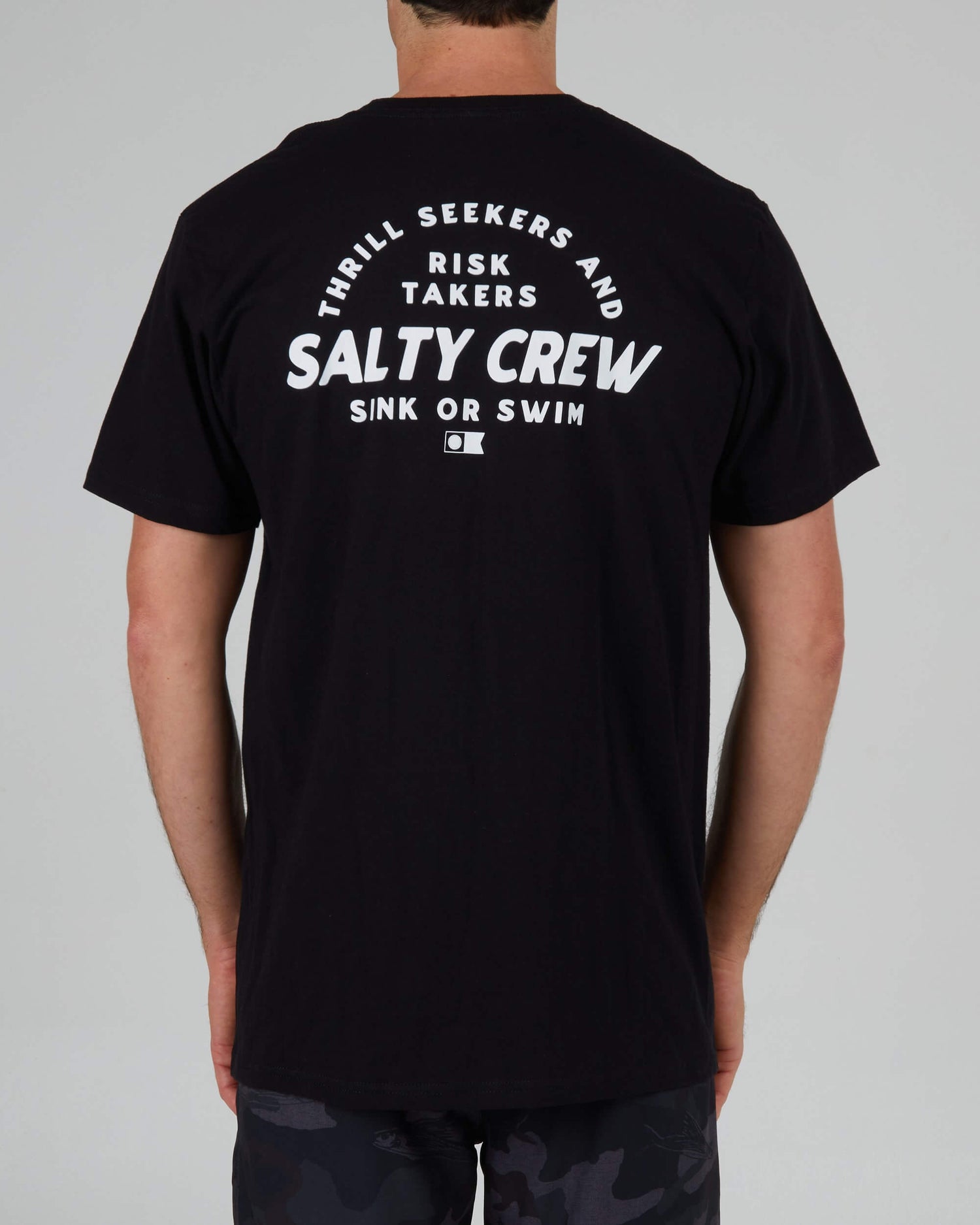 Salty crew T-SHIRTS S/S Stoked Standard S/S Tee - Black in Black