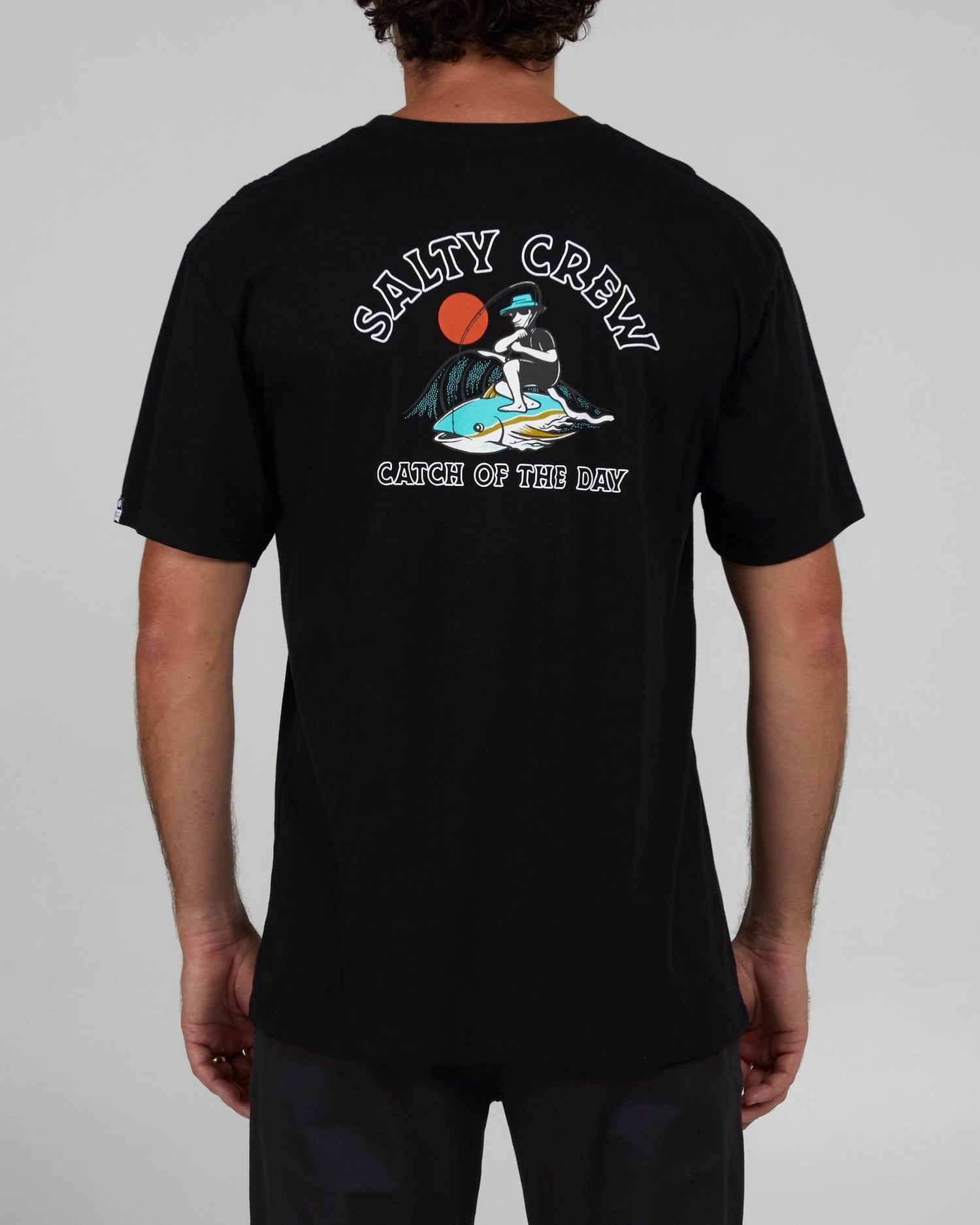 Salty Crew Uomo - T-S Premium Catch Of The Day - Black