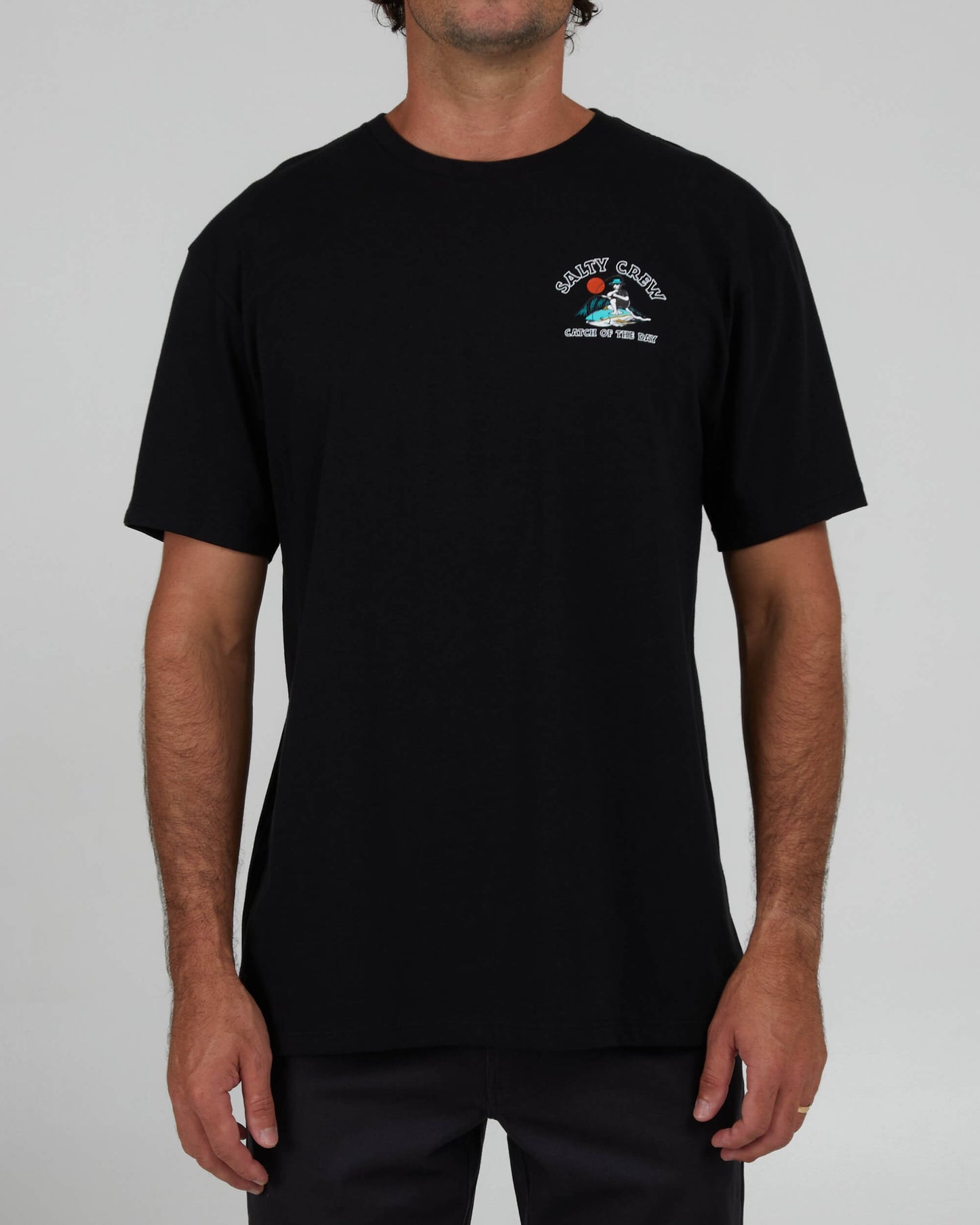 Salty Crew Homem - Catch Of The Day Premium S/S T - Black