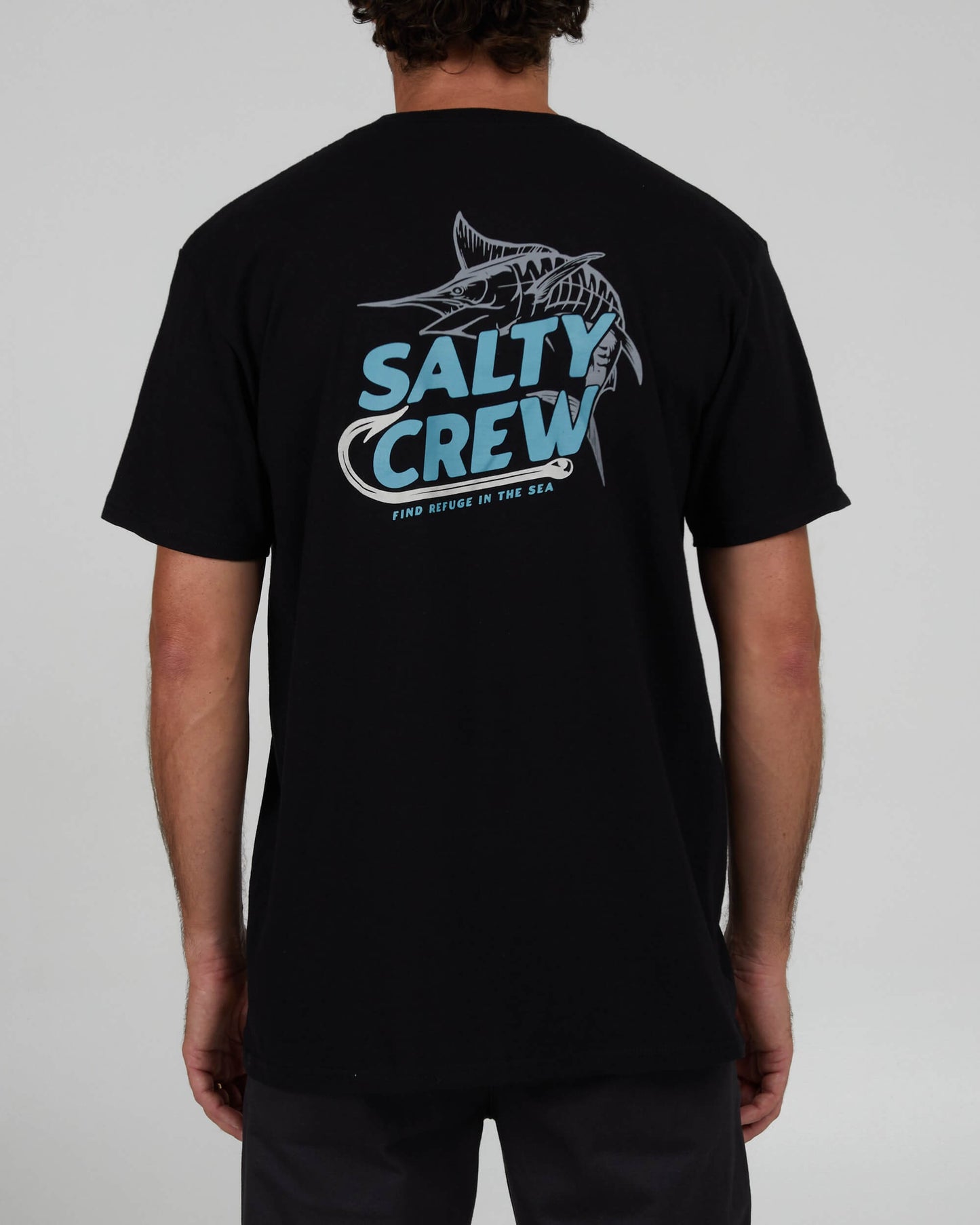 Salty Crew Hombres - Hook Up Classic S/S Tee - Black