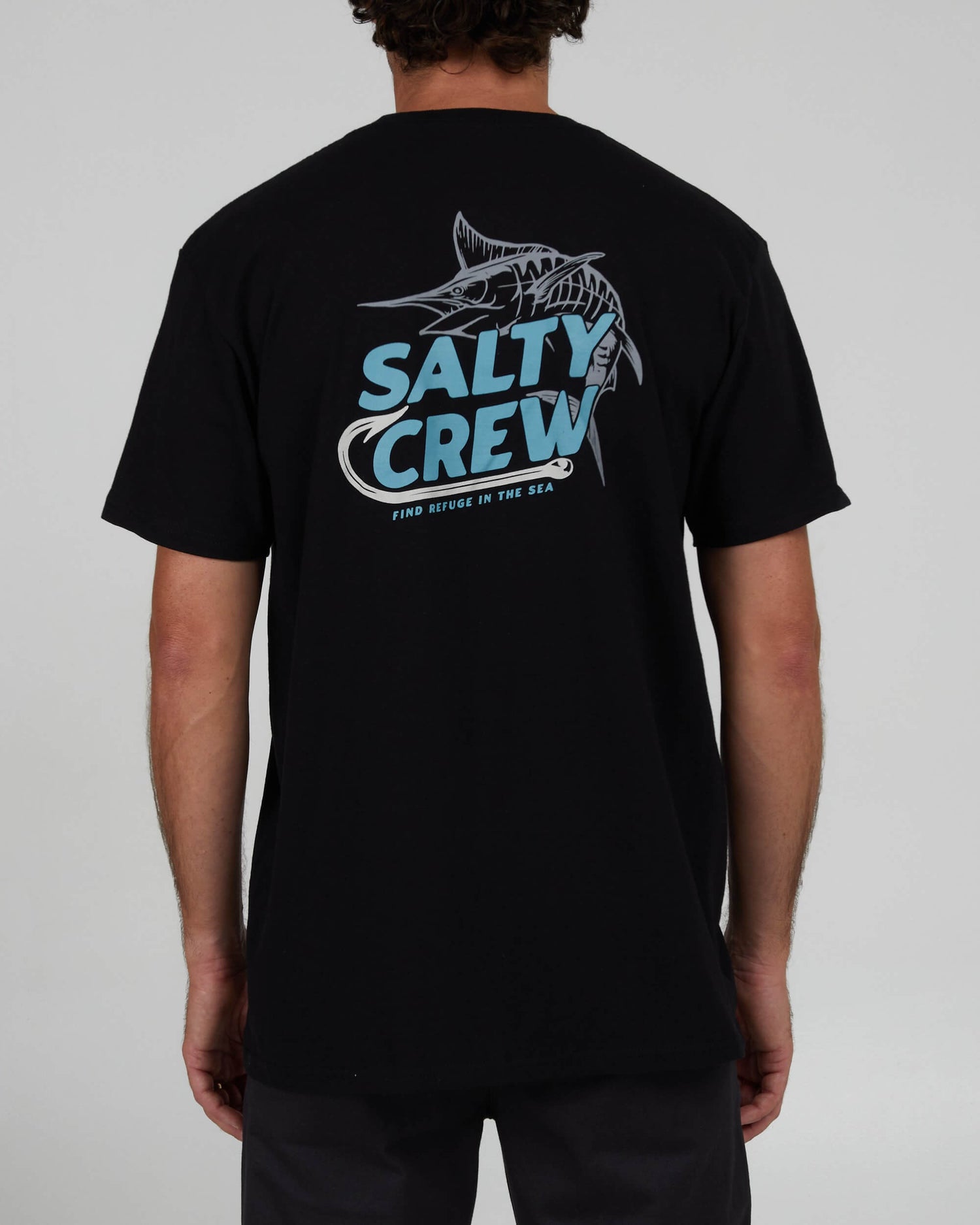 Salty Crew Homem - Hook Up Classic S/S Tee - Black