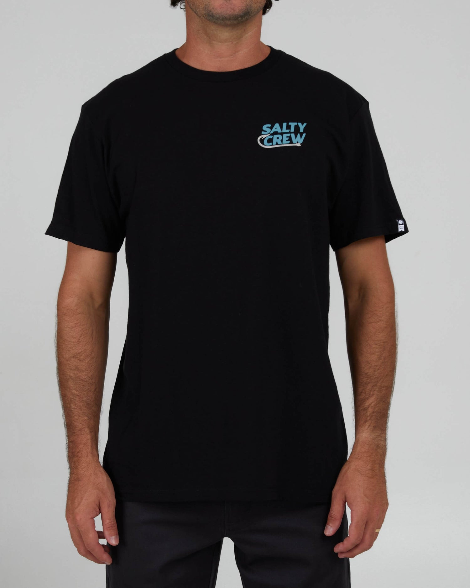 Salty Crew Uomo - Hook Up Classic P/E Tee - Black