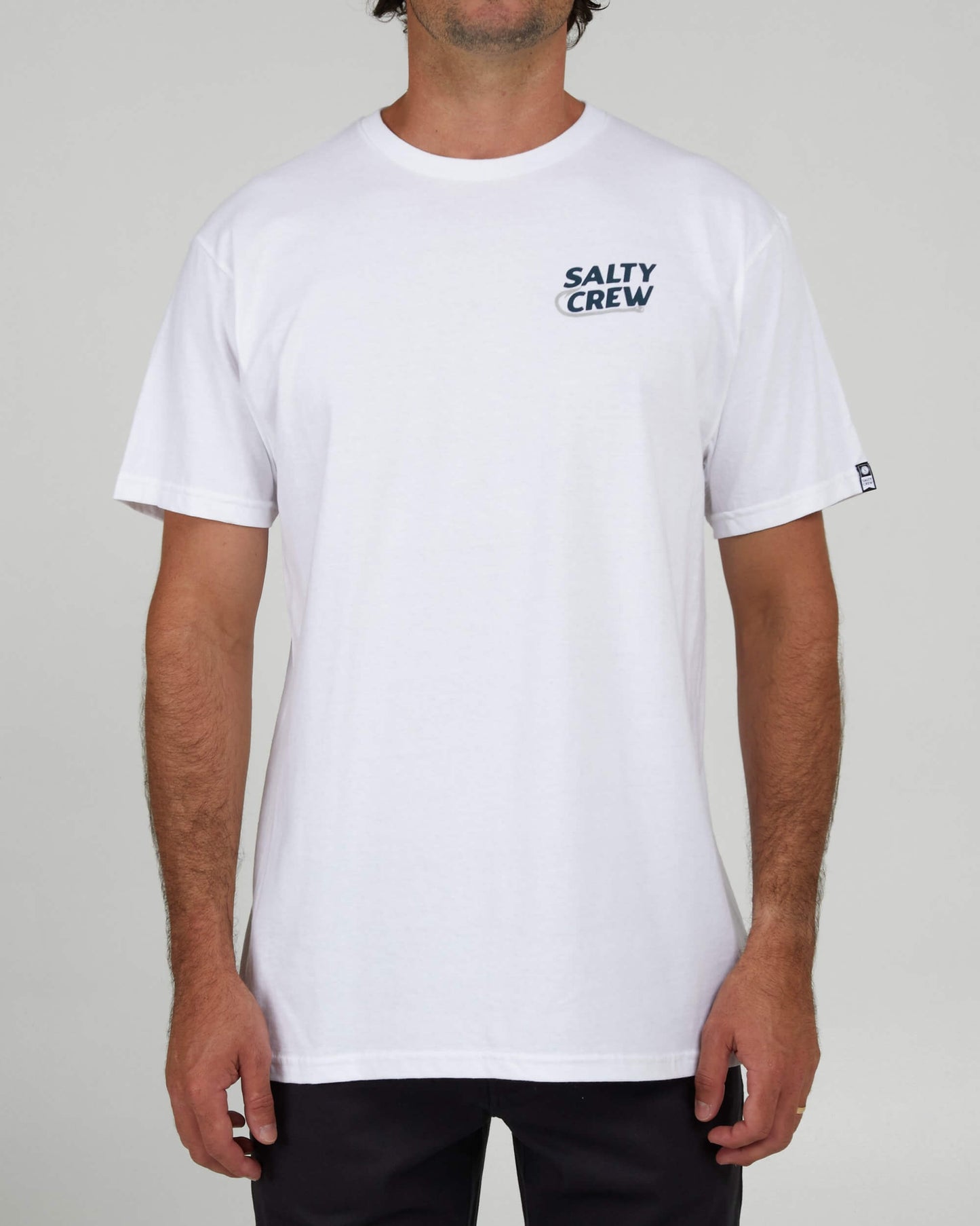 Salty Crew Hombres - Hook Up Classic S/S Tee - White