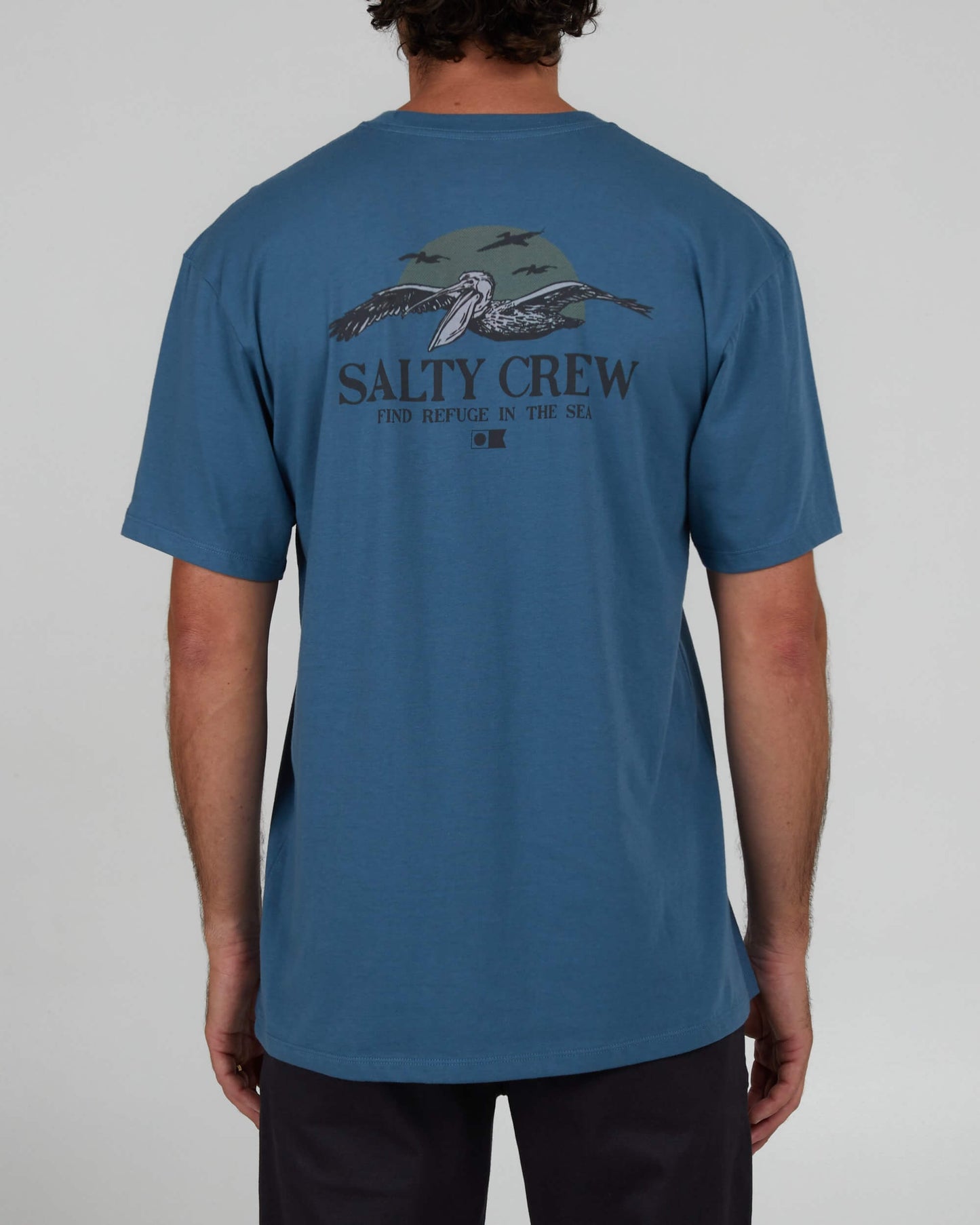 Salty Crew Homem - Soarin Premium S/S Tee - Ardósia