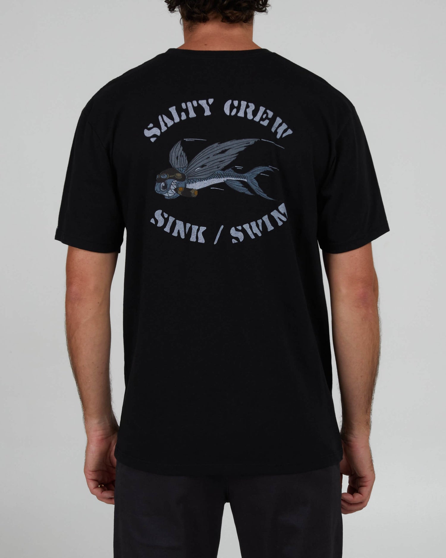 Salty Crew Hombre - Kamikaze Premium S/S Tee - Black